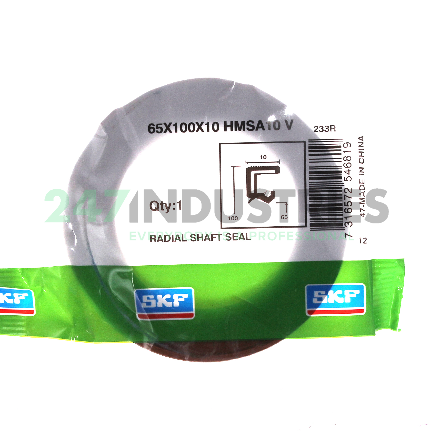 65X100X10HMSA10V SKF Image 3