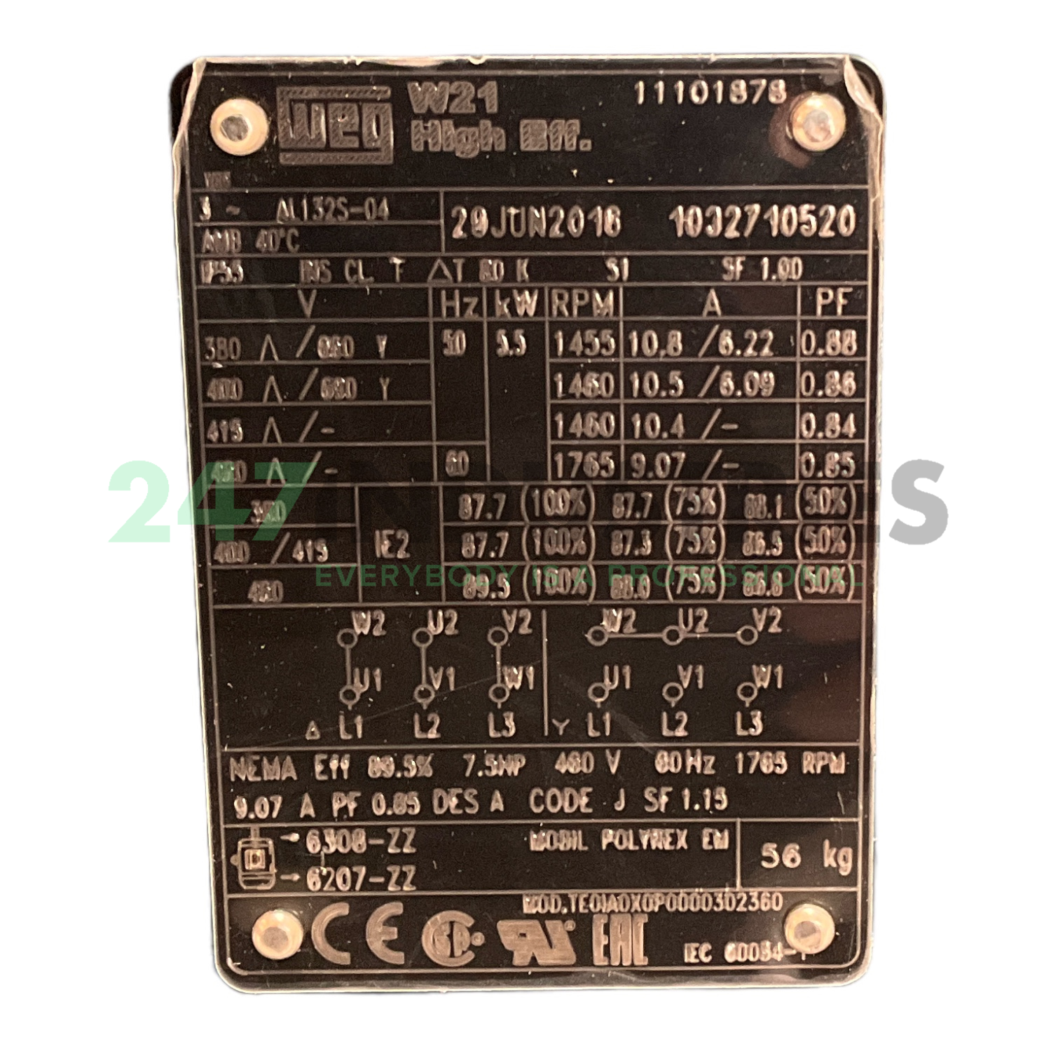 5,5K32AL2132S4B3 WEG Image 4