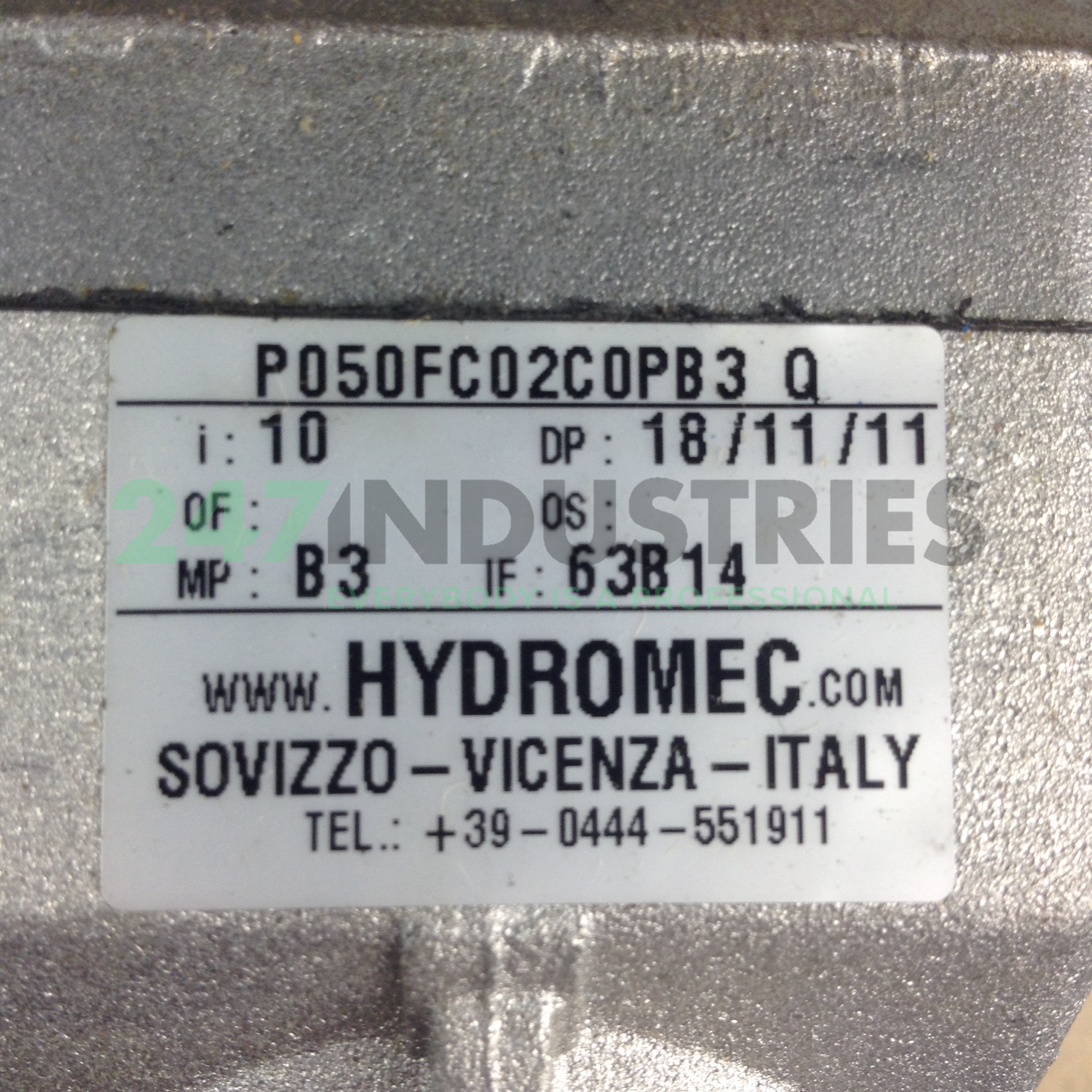 P050FC02C0PB3Q-B14I10 Hydro-Mec Image 2