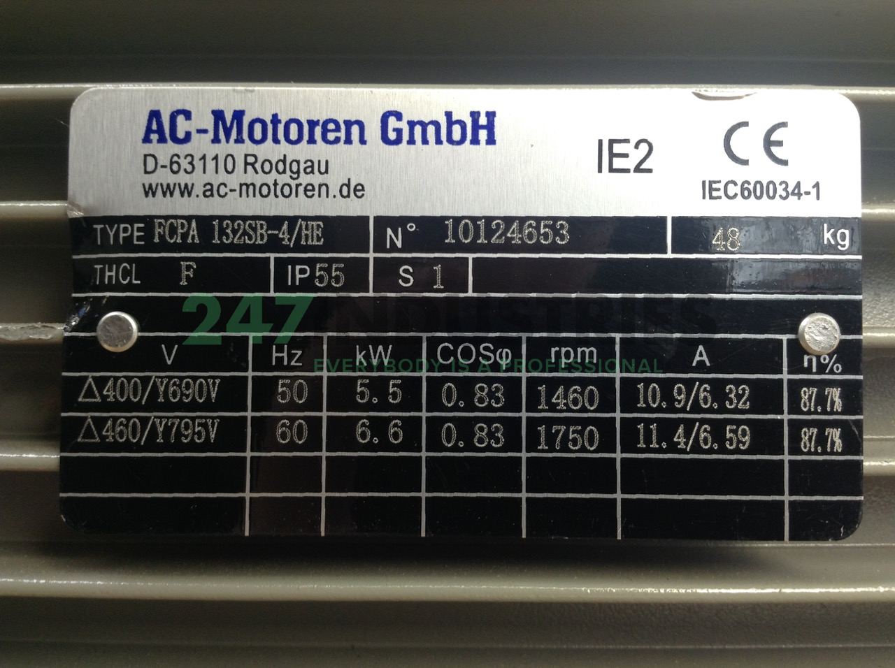FCPA132SB-4/HEB35 AC-Motoren GmbH Image 2
