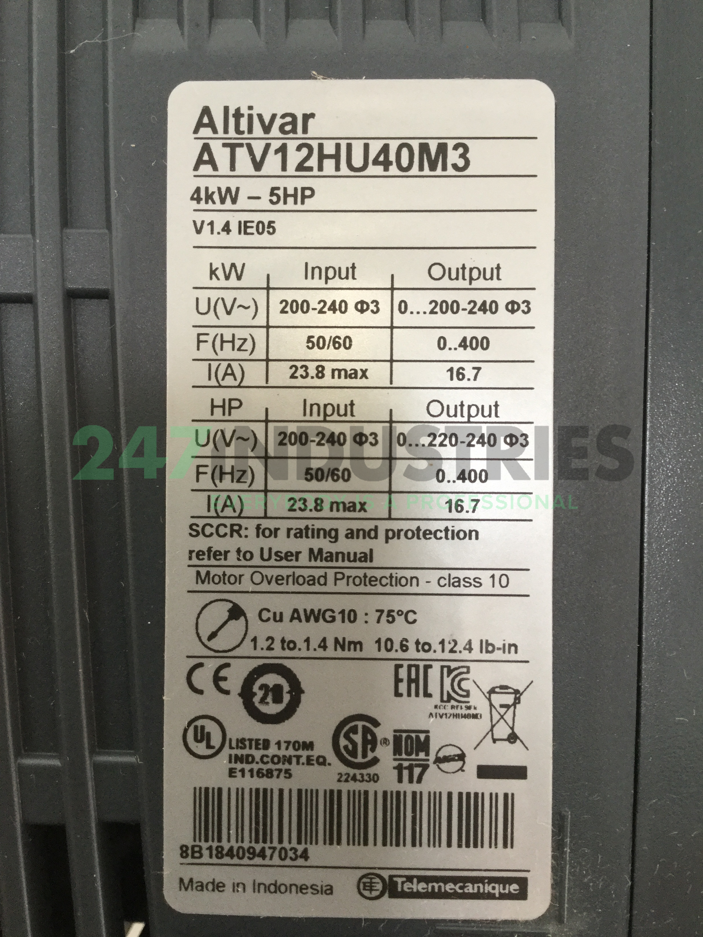 ATV12HU40M3 Schneider Electric Image 4