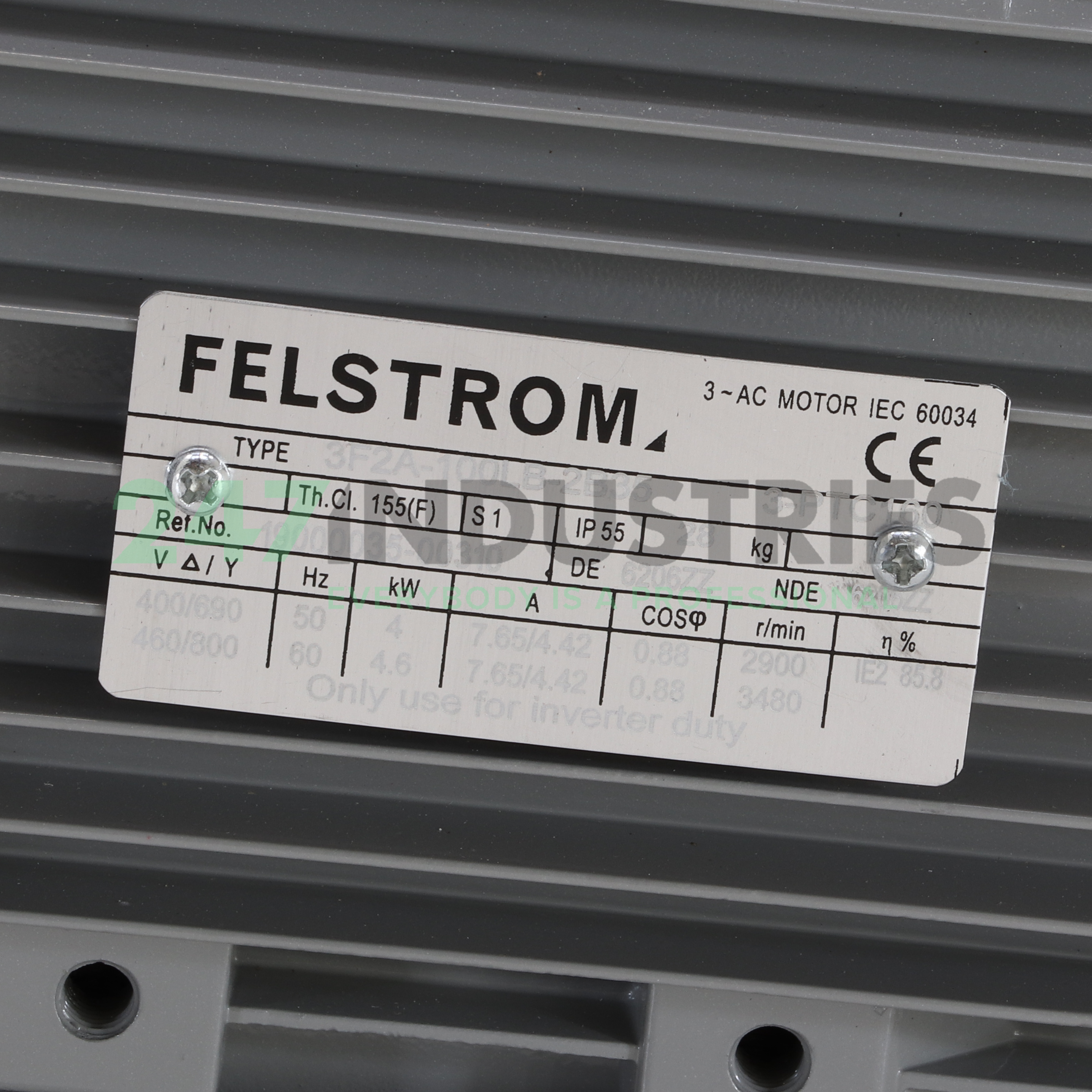 3F2A-100LB-2B35 Felstrom Image 2