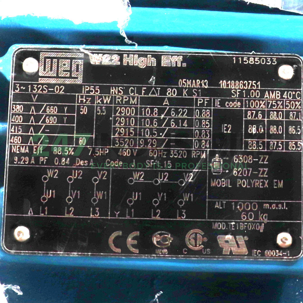 5.5K32CI2132S2B3 WEG Image 4