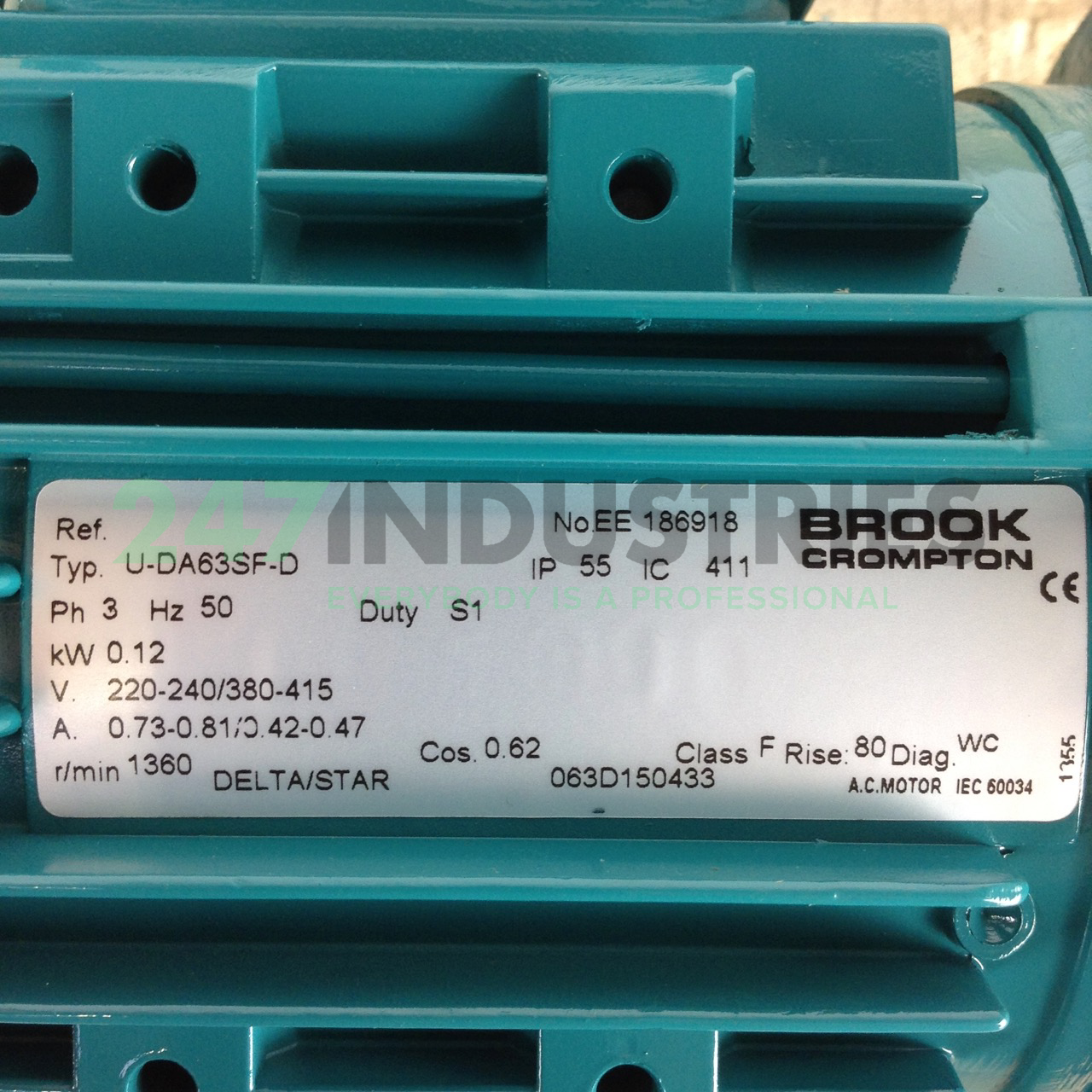 U-DA63SF-D-B5 Brook Crompton Image 2