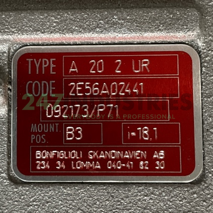 A202UR3018.1P90B3 Bonfiglioli Image 4