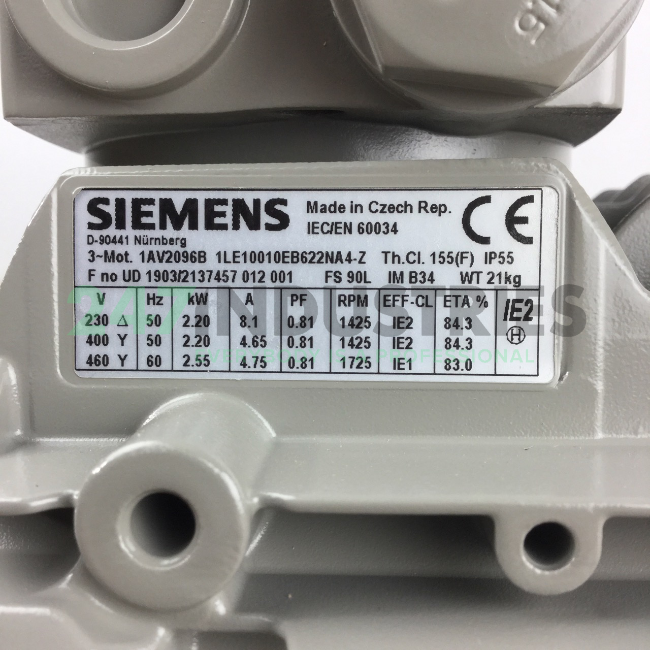 1LE1001-0EB62-2NA4-Z Siemens Image 2
