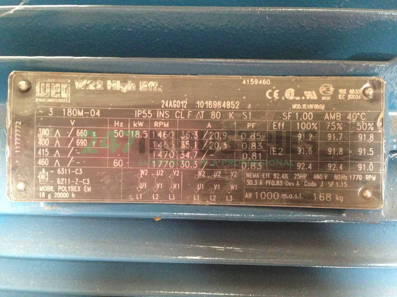 18.5K32CI2180M4B3 WEG Image 2