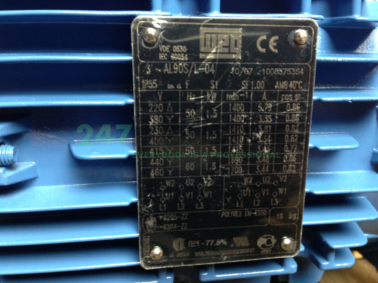 1.5K31AL190S/L4B5 WEG Image 3