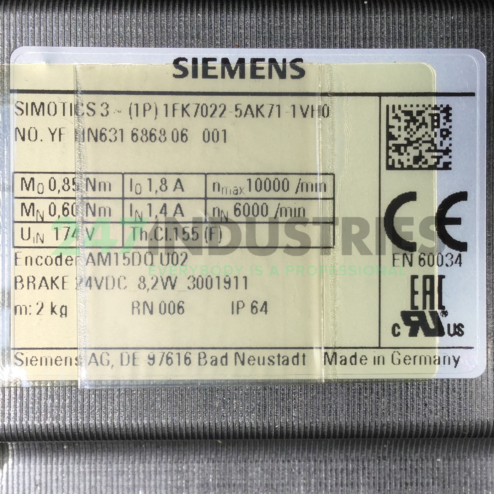 1FK7022-5AK71-1VG0 Siemens Image 4