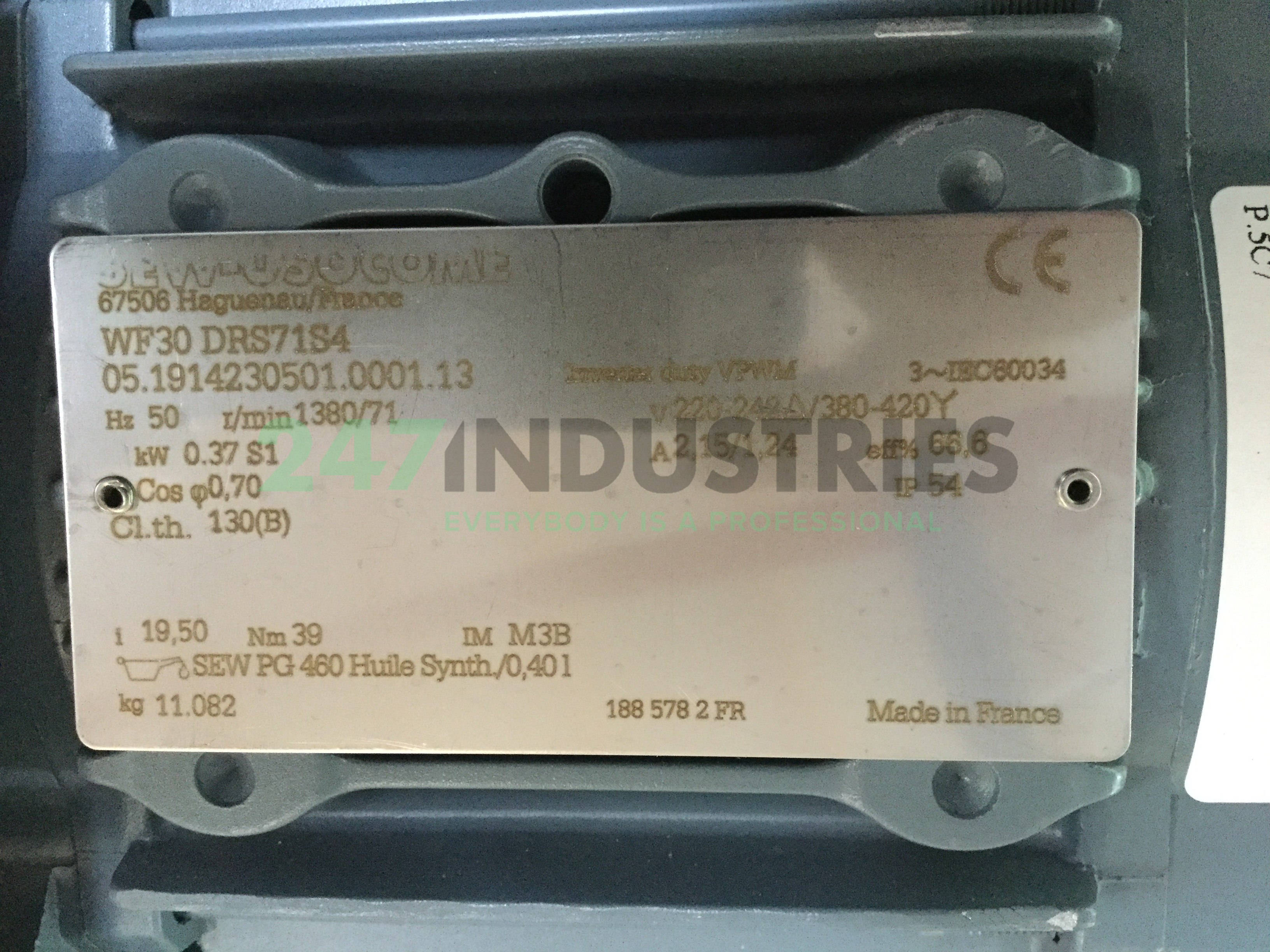 WF30/DRS71S4 SEW-EURODRIVE Image 4