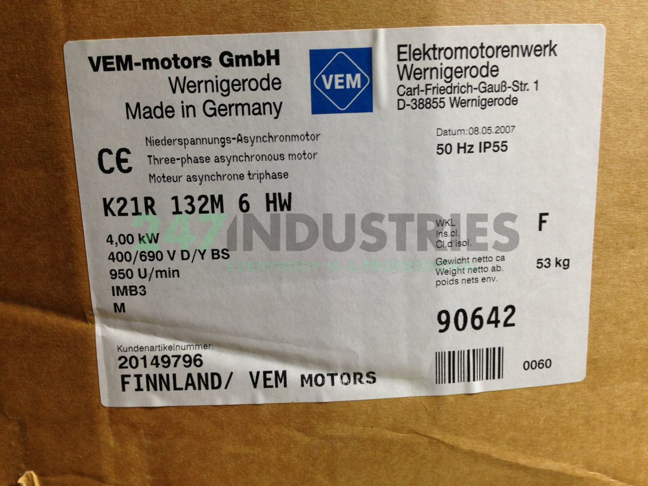 K21R132M6B3 VEM Image 4