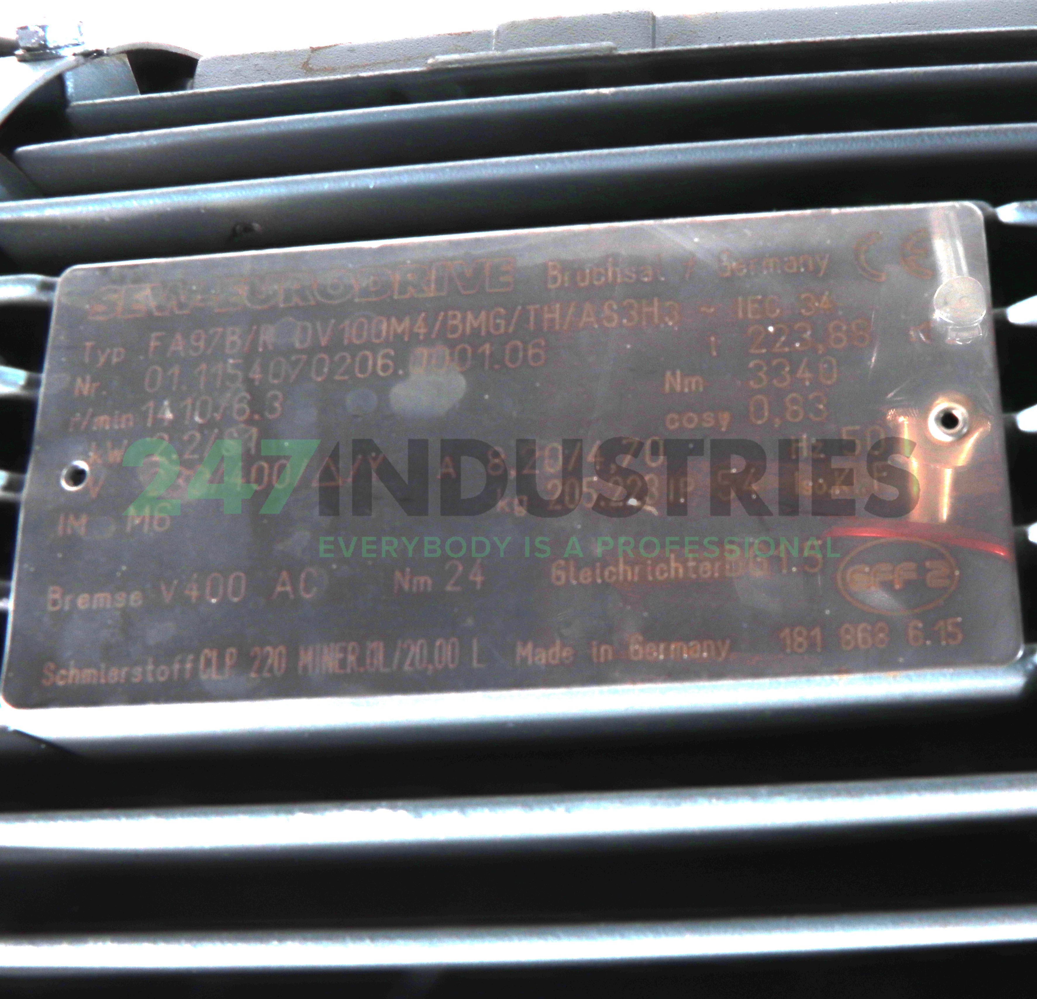 FA97BR/DV100M4BMGTH SEW-EURODRIVE Image 2