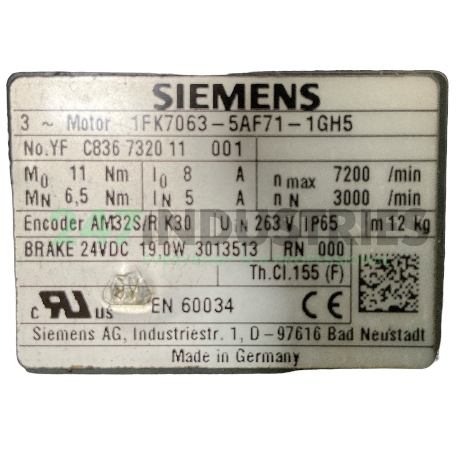 1FK7063-5AF71-1GH5 Siemens Image 4