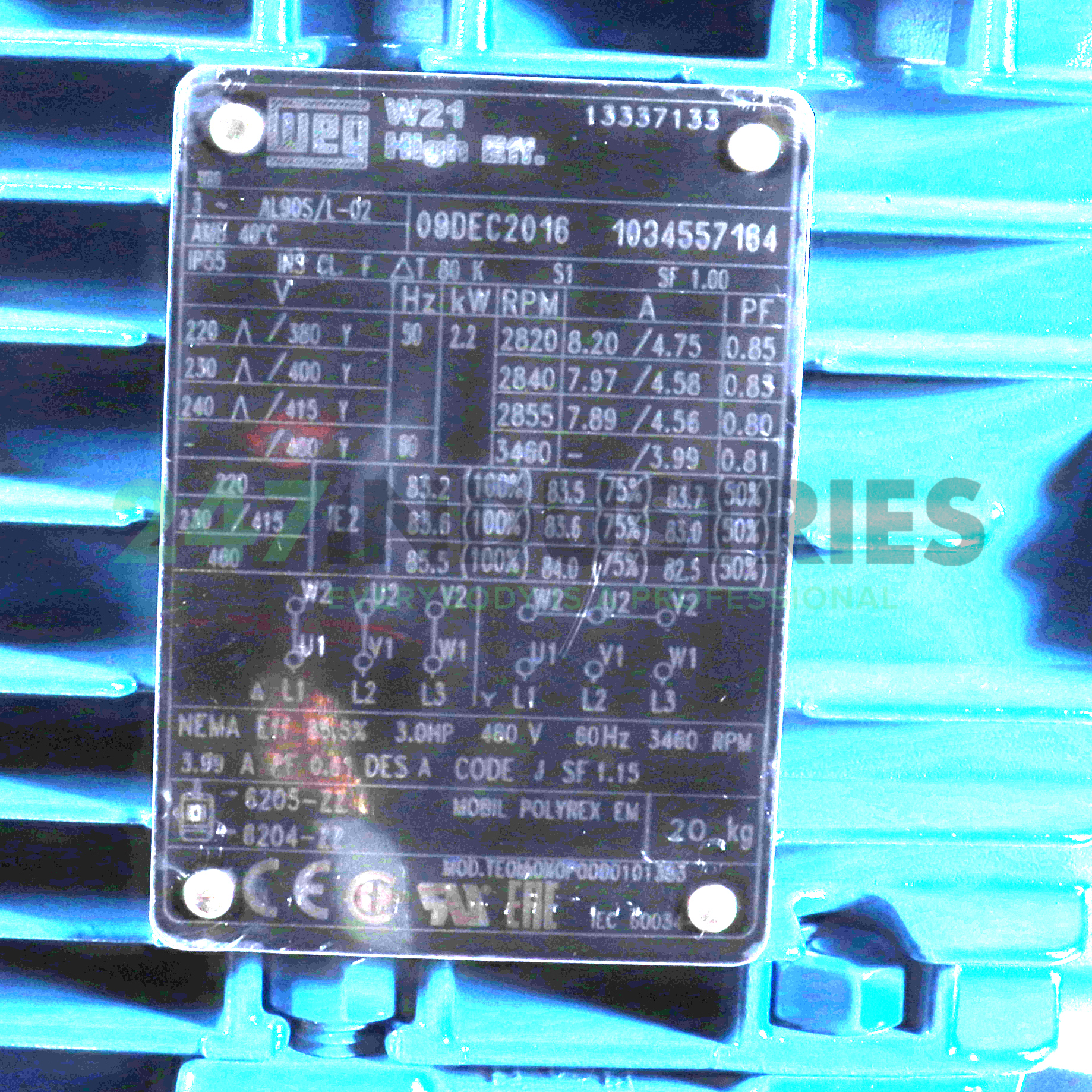 2.2K31AL290S2B34 WEG Image 4