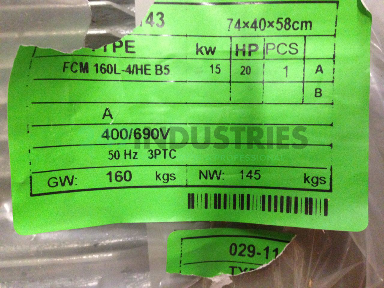 FCM160L-4/HEB5 AC-Motoren GmbH Image 3