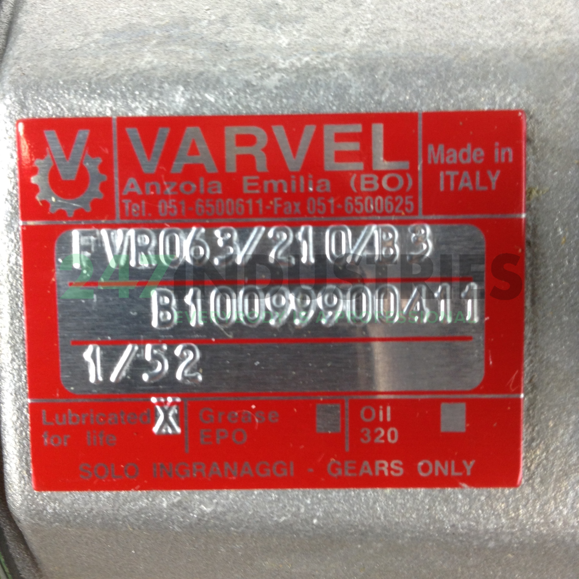 FVR063/210/B3-63B5I52 Varvel Image 2