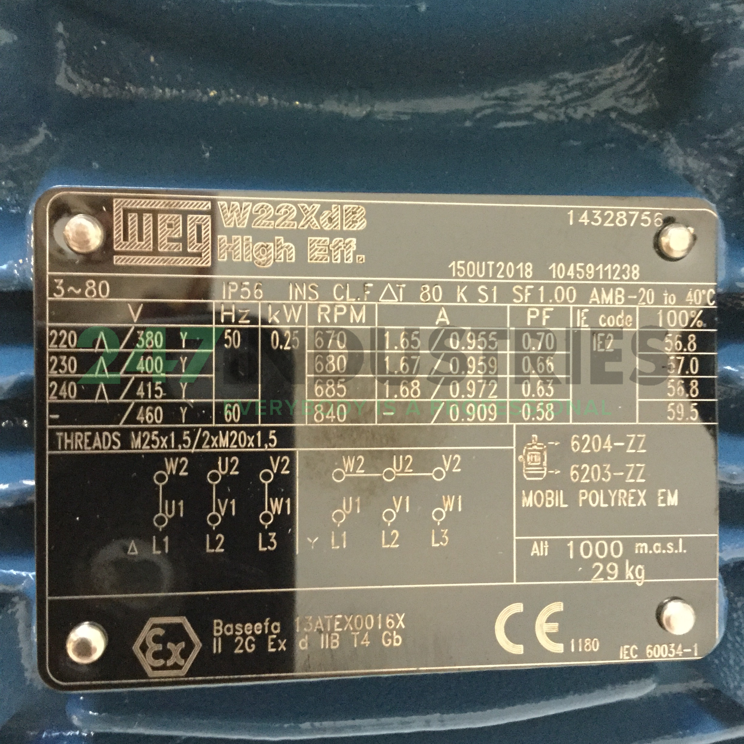 0.25K31CI2808B52G WEG Image 4