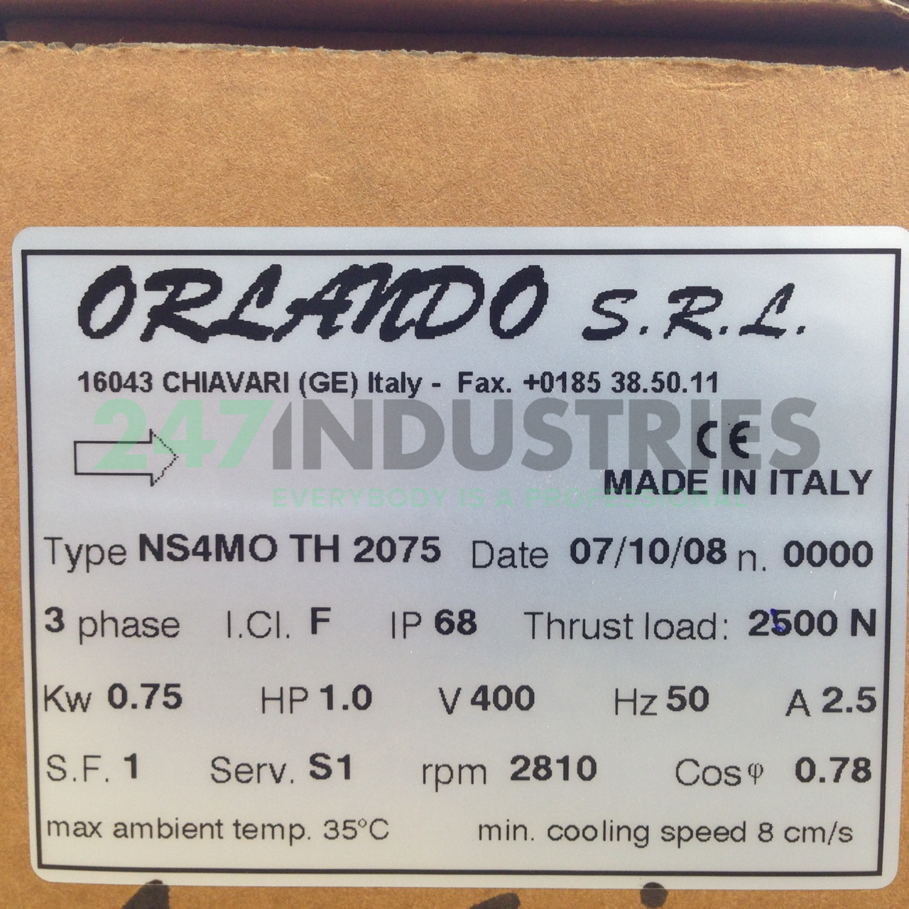 NS4MOTH2075 Orlando s.r.l. Image 3