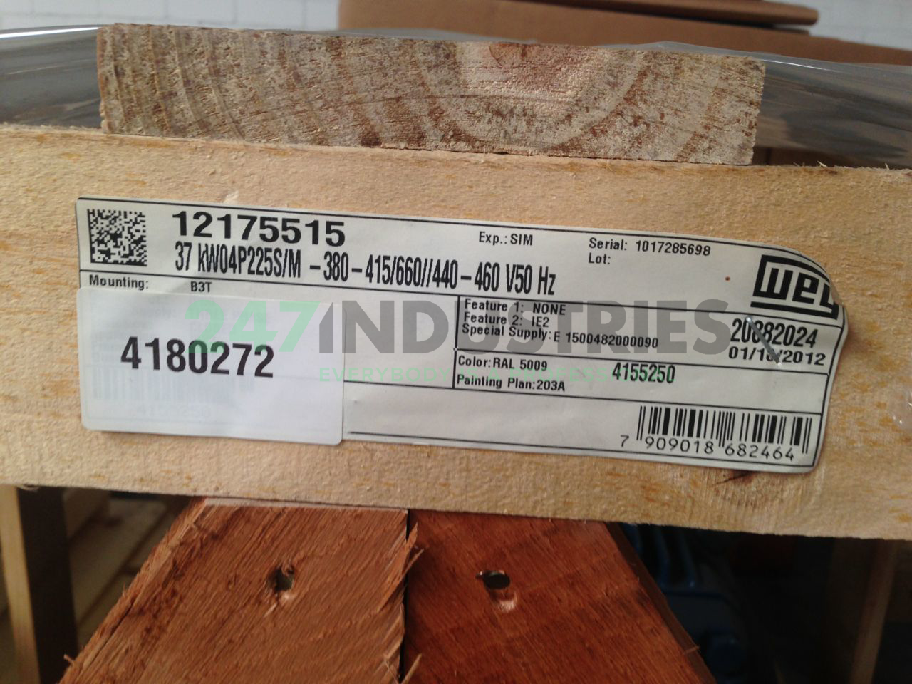 37K32CI2225S/M4B3 WEG Image 3