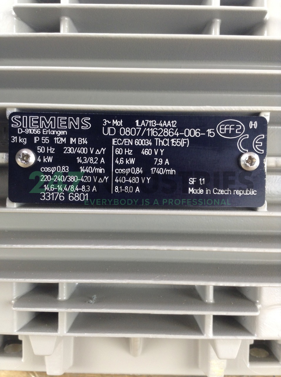 1LA7113-4AA12 Siemens Image 2