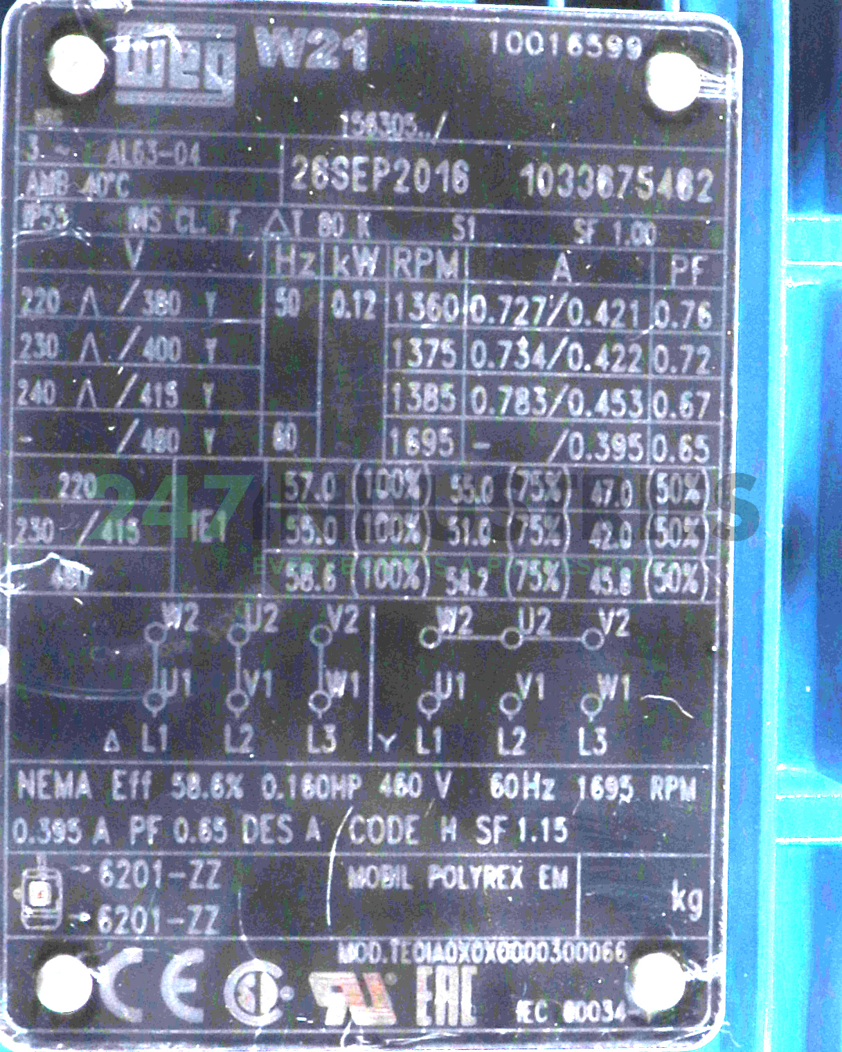 0.12K31AL1634B3 WEG Image 2