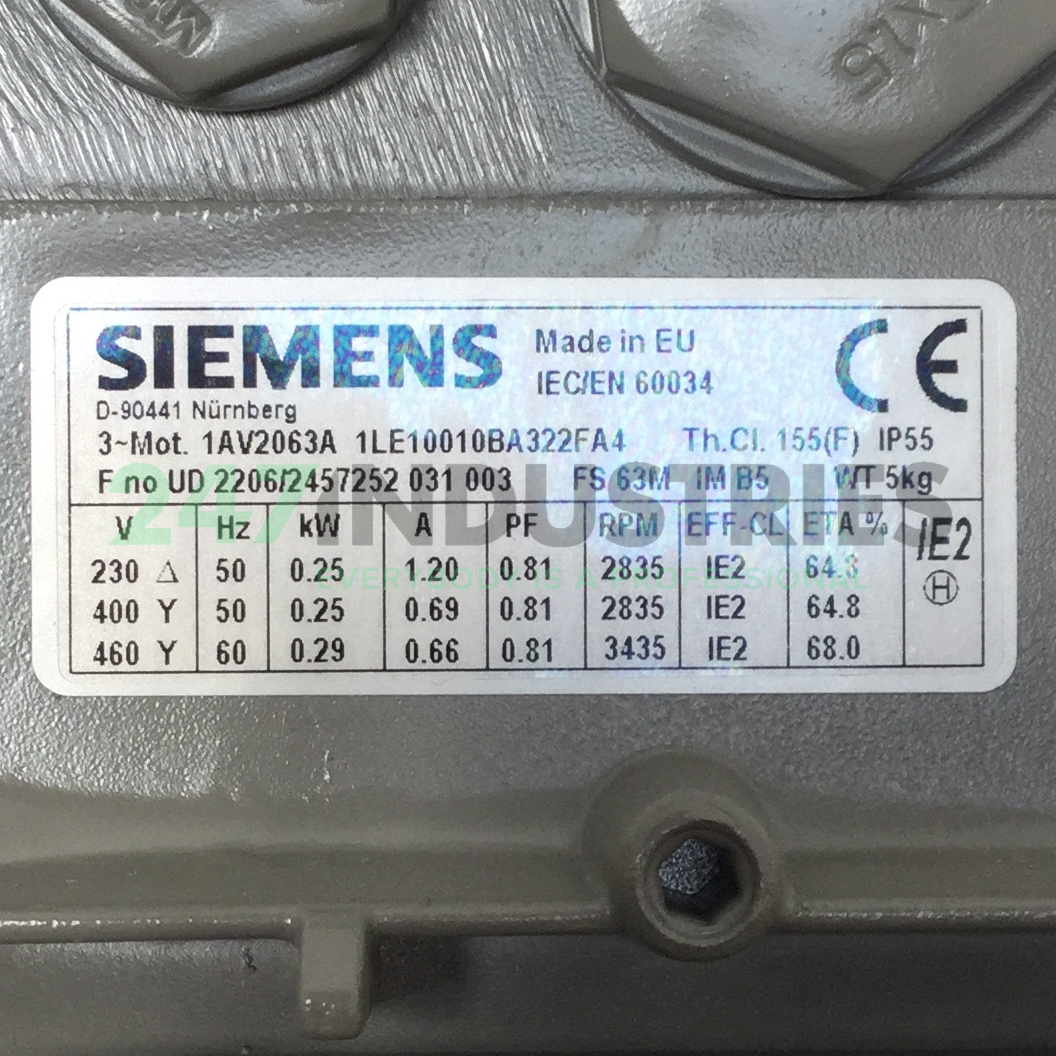 1LE1001-0BA32-2FA4 Siemens Image 4
