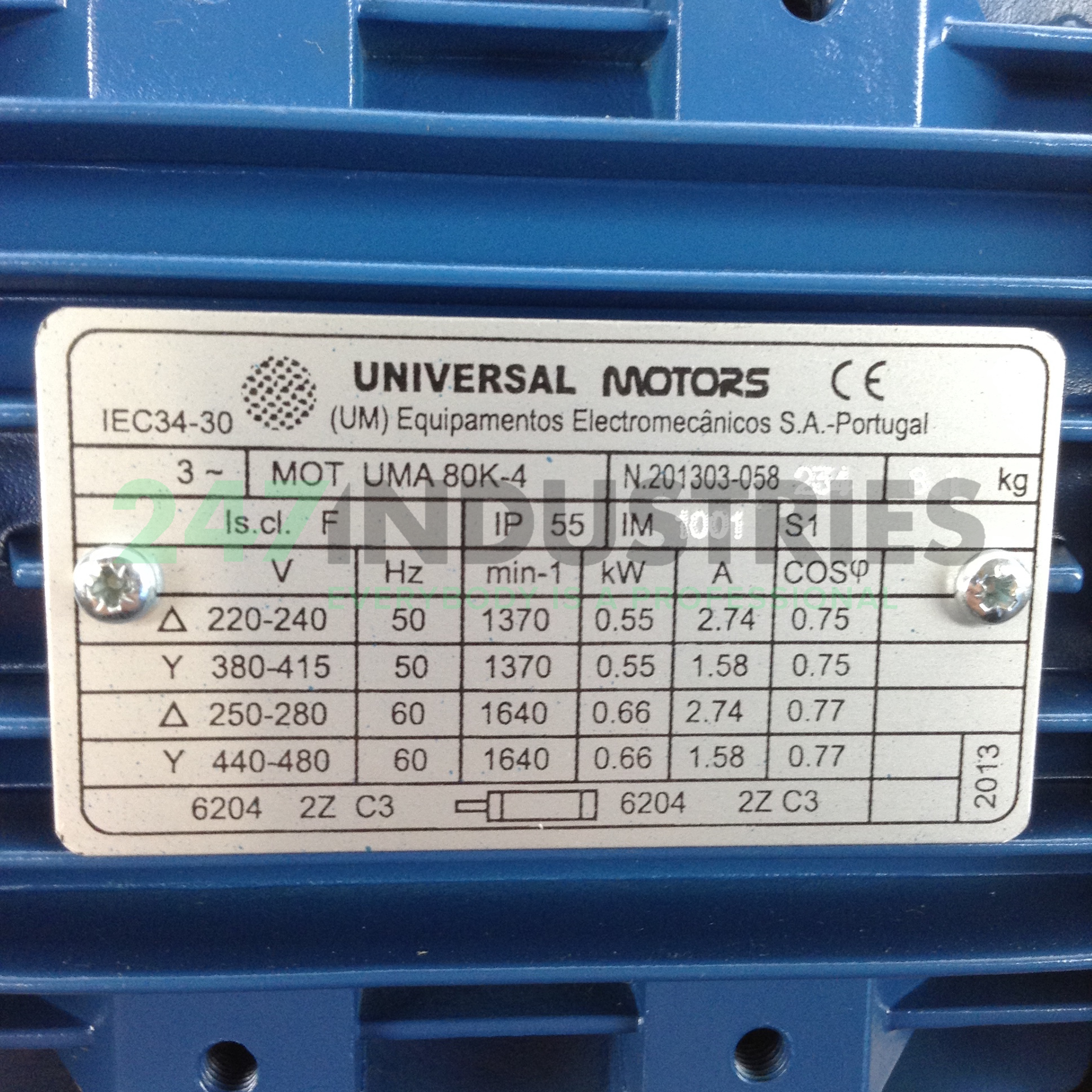 UMA80K-4B5 Universal Motors Image 2