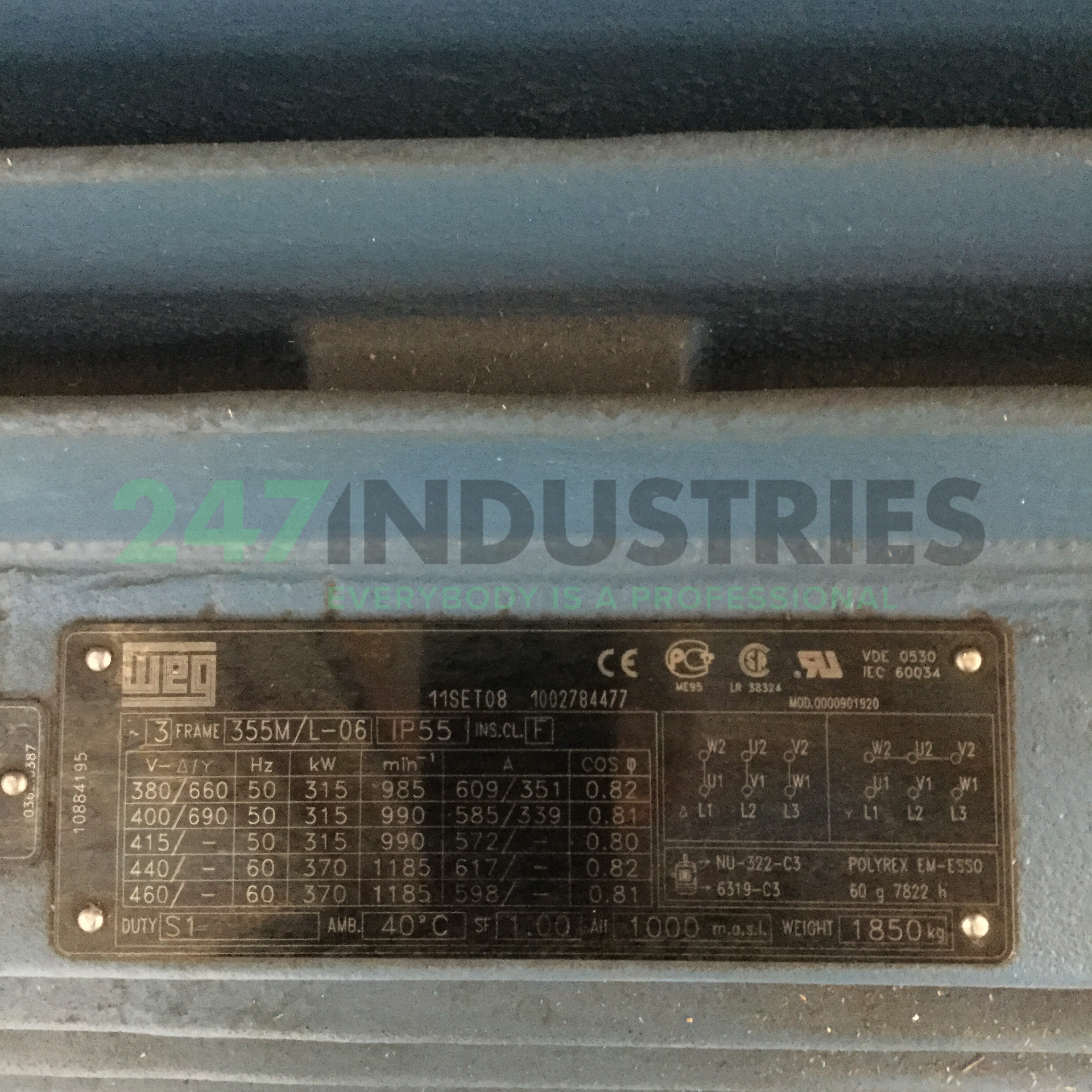 315K32CI0355M/L6B3 WEG Image 4