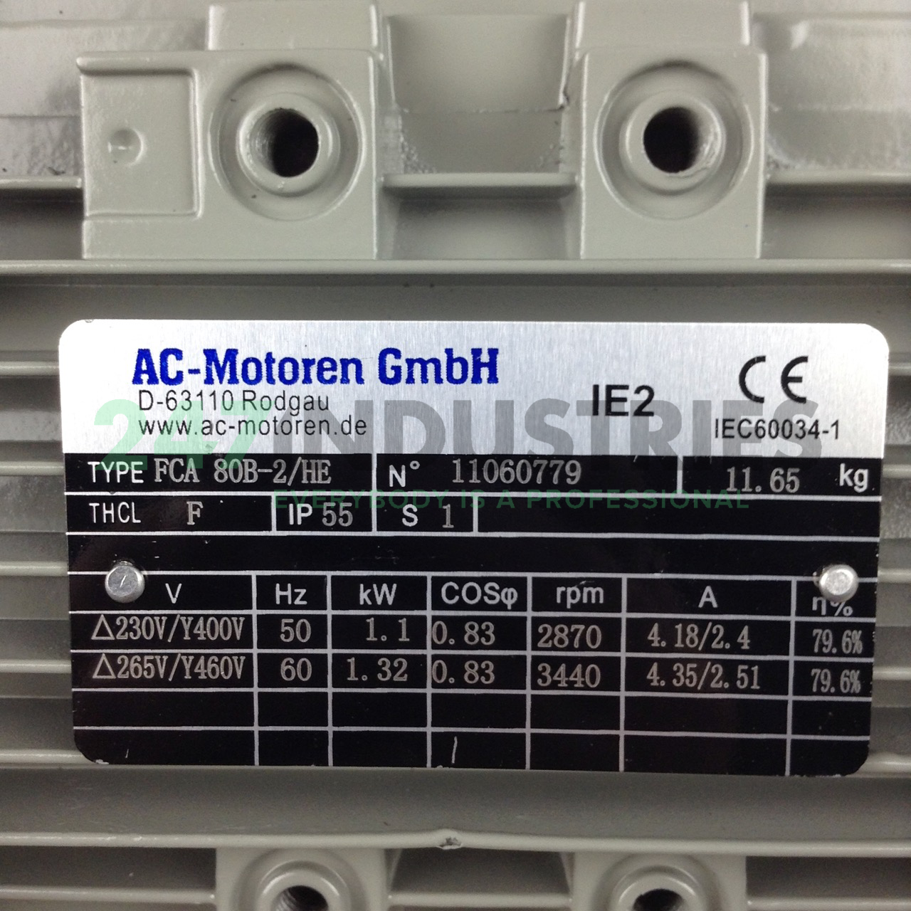 FCA80B-2/HEB5 AC-Motoren GmbH Image 2