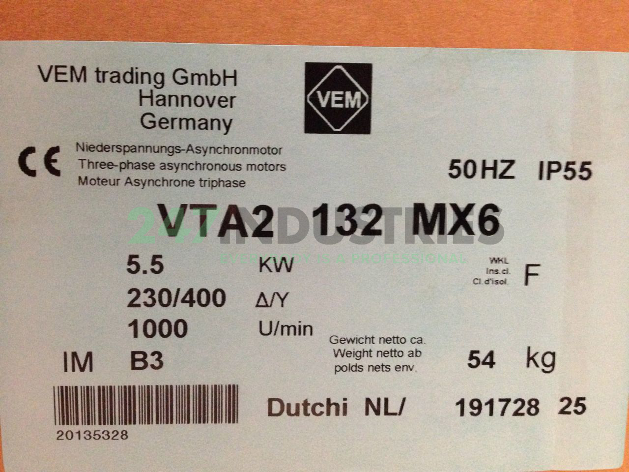 VTA2-132MX6B3 VEM Image 3