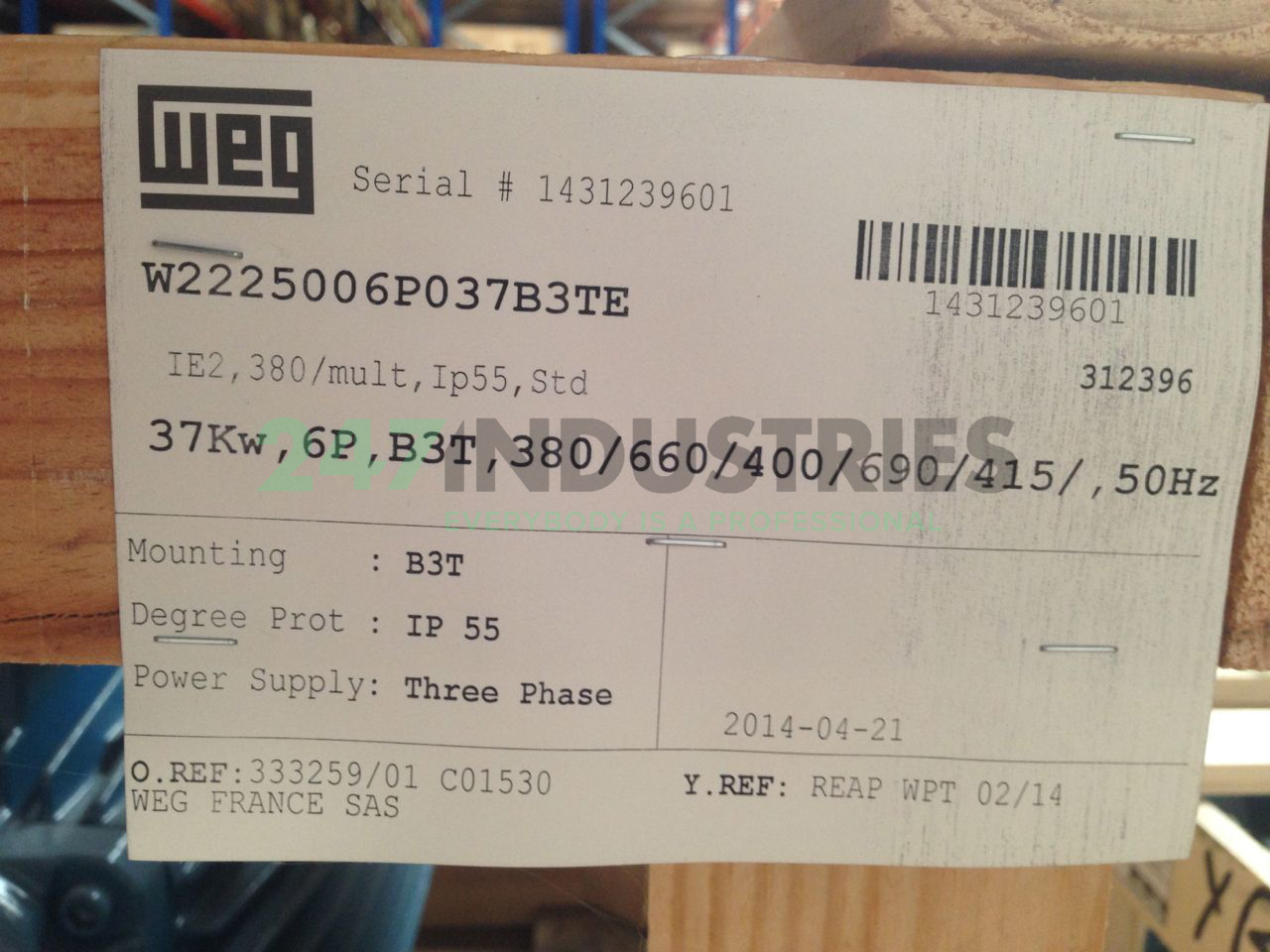 37K32CI2250S/M6B3 WEG Image 3