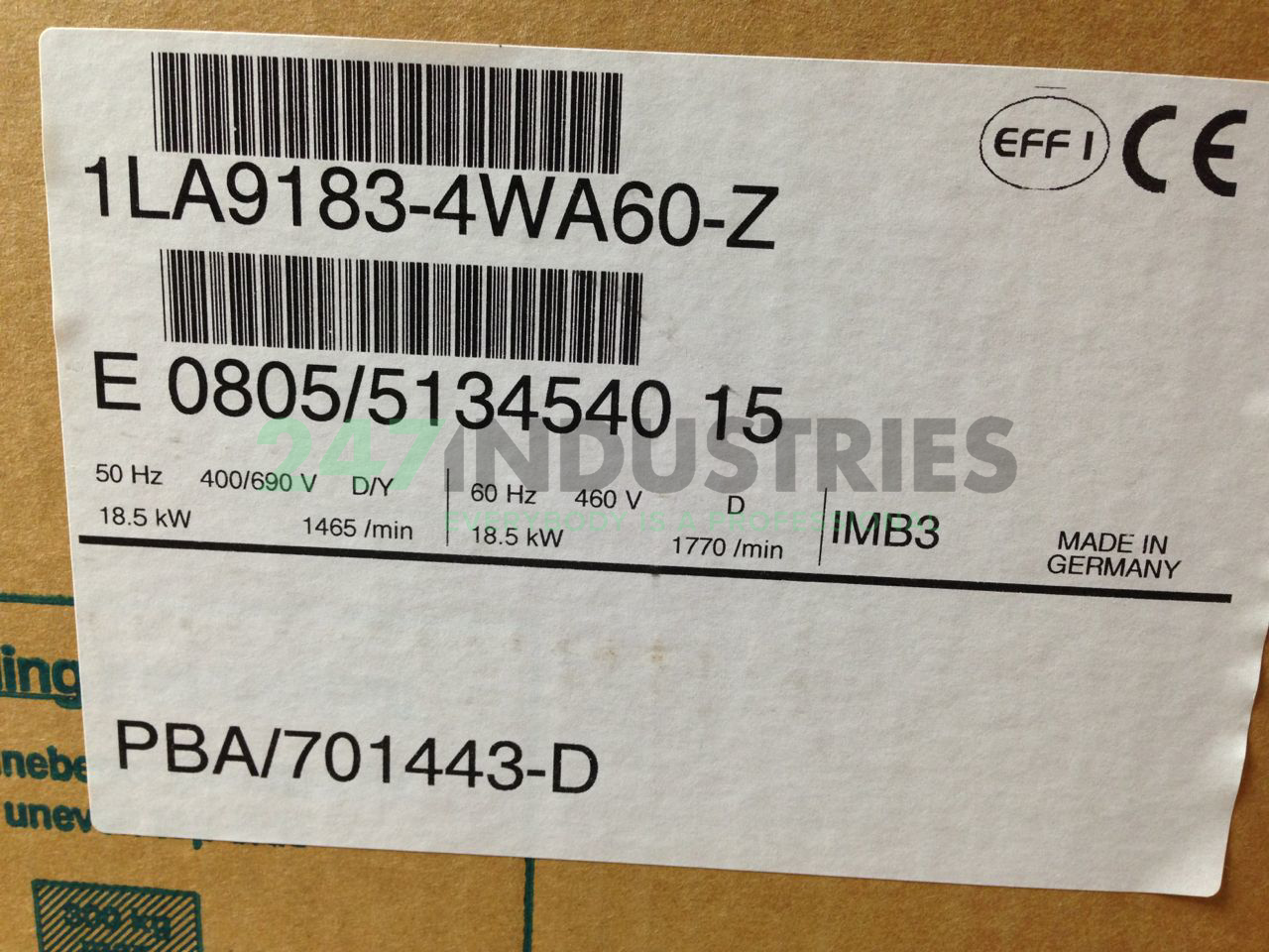 1LA9183-4WA60 Siemens Image 3