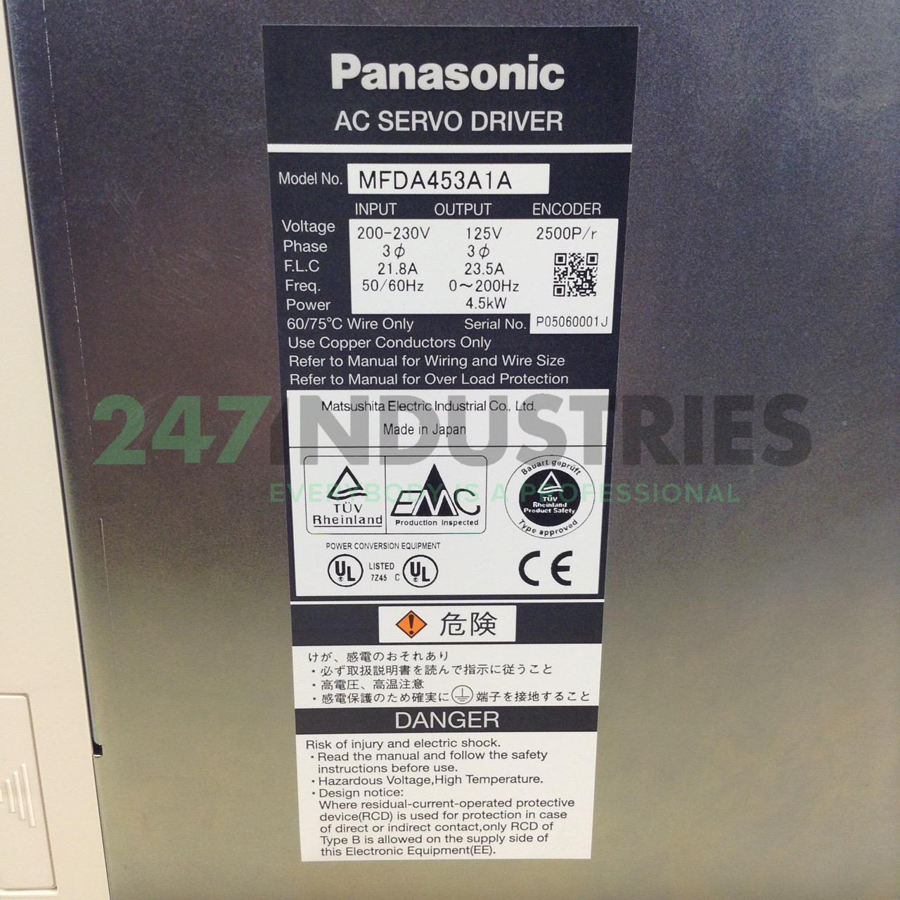 MFDA453A1A Panasonic Image 2