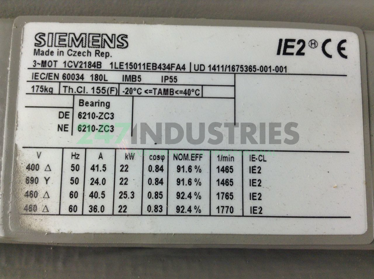1LE1501-1EB43-4FA4 Siemens Image 2
