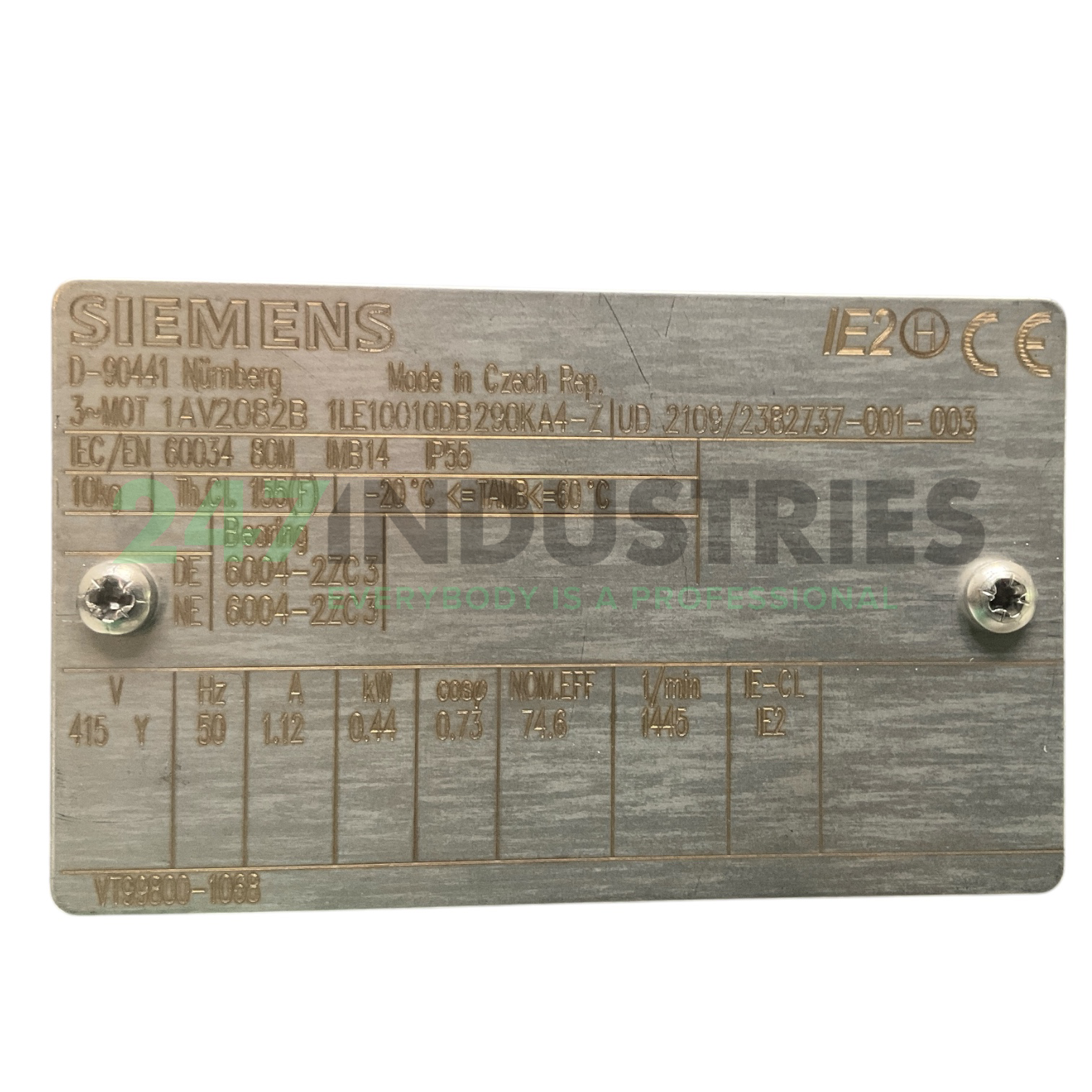 1LE1001-0DB29-0KA4-Z Siemens Image 4