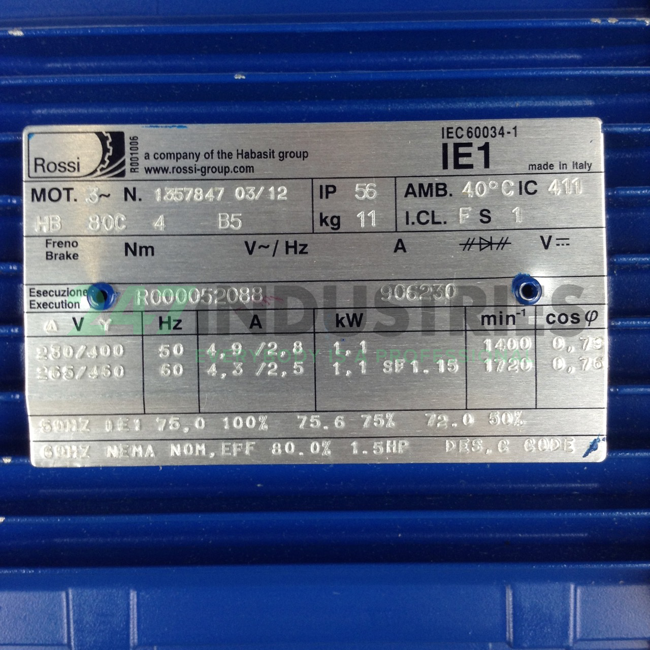 HB80C423040050B5 Rossi Image 2