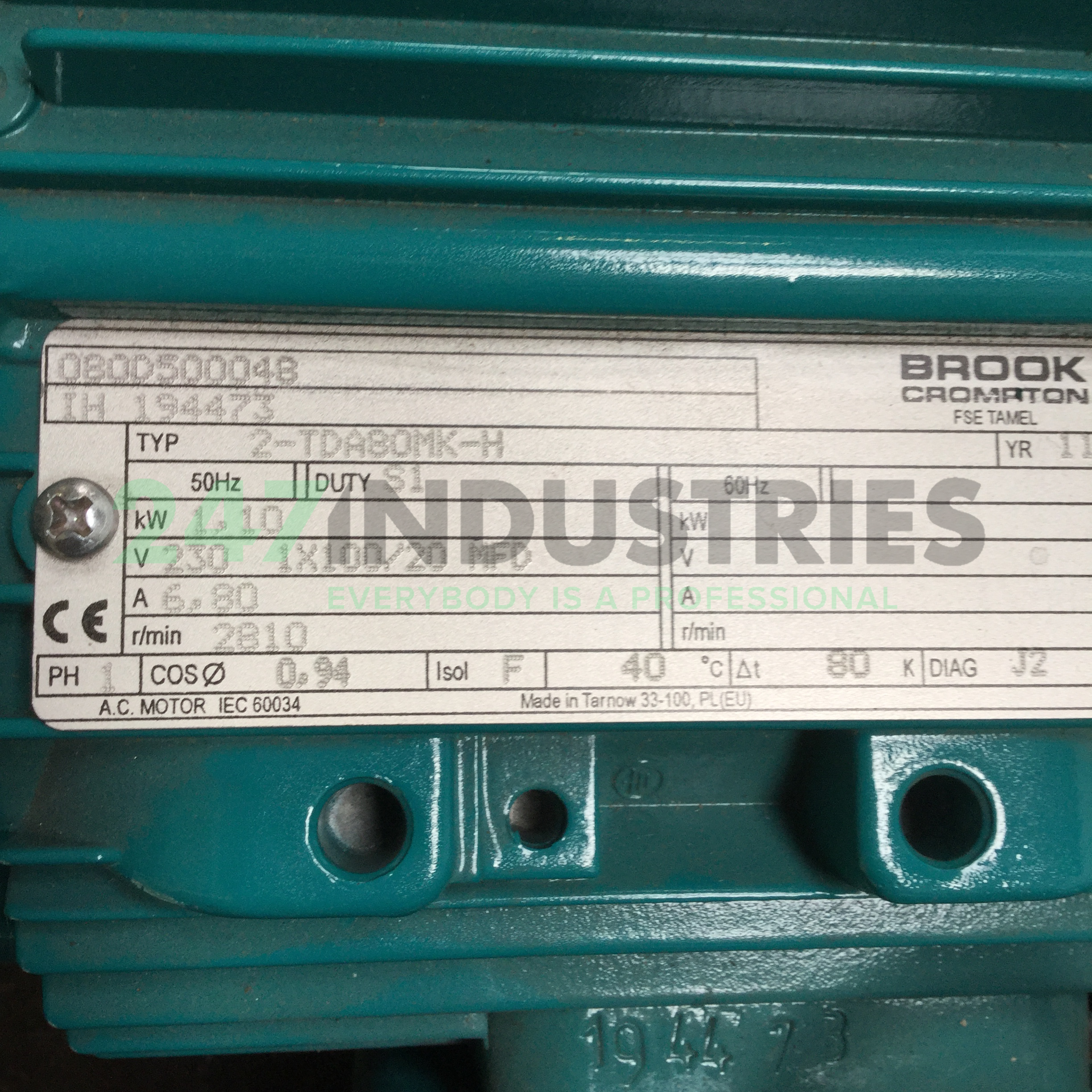 2-TDA80MK-HB35 Brook Crompton Image 4