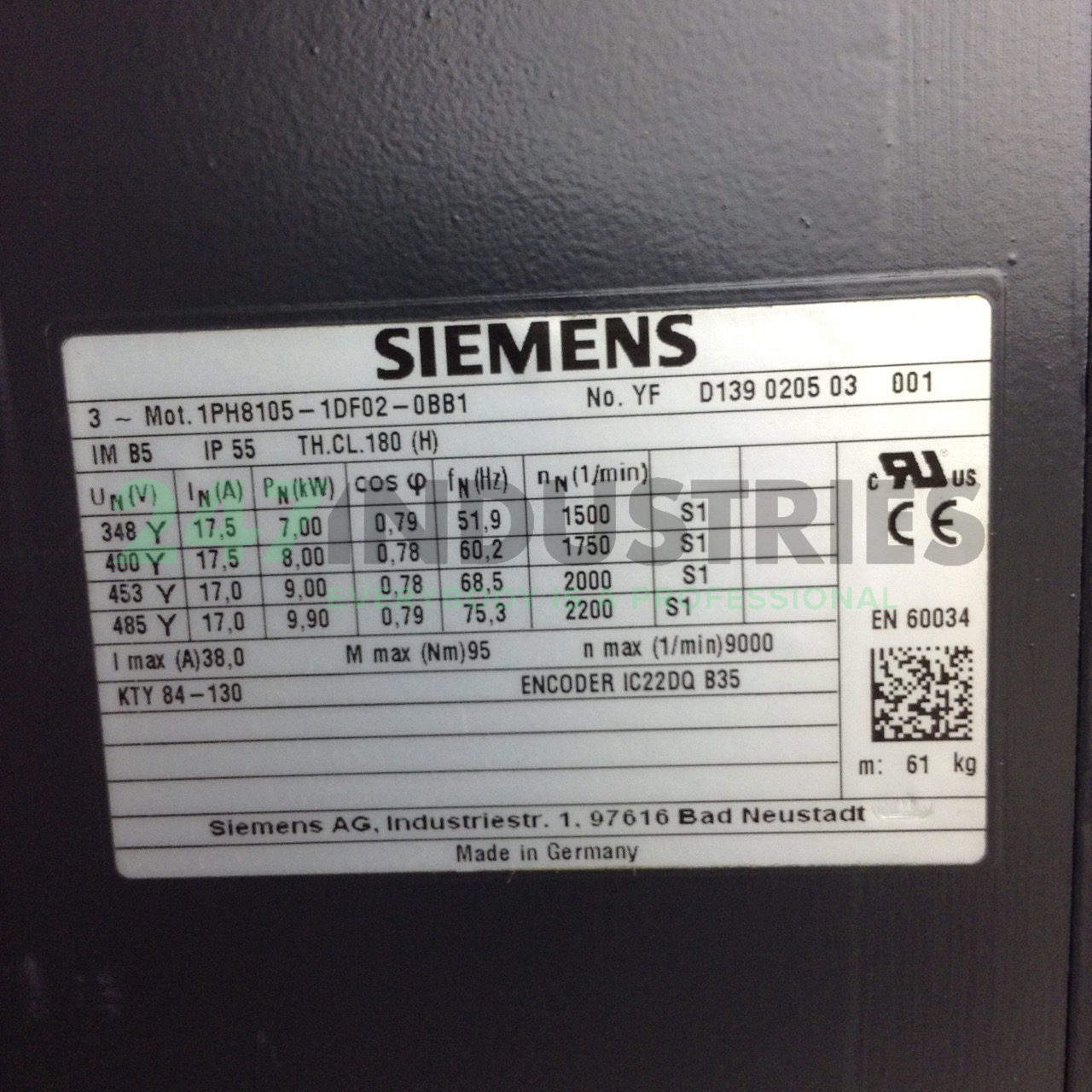 1PH8105-1DF02-0BB1 Siemens Image 2