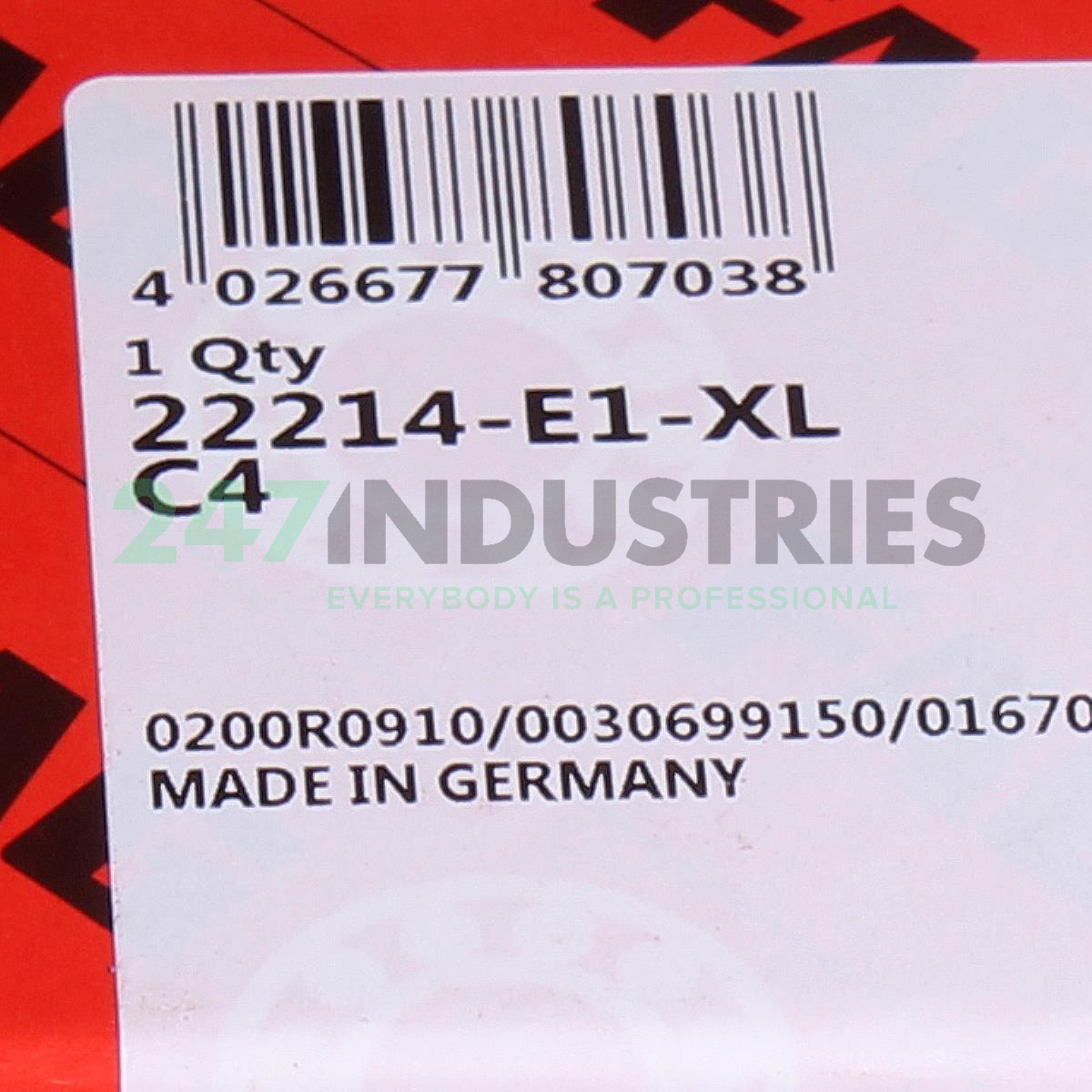 22214-E1-XL-C4 FAG Image 6