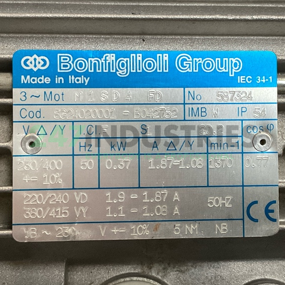 C202F36.8S1-M1SD4FD Bonfiglioli Image 5