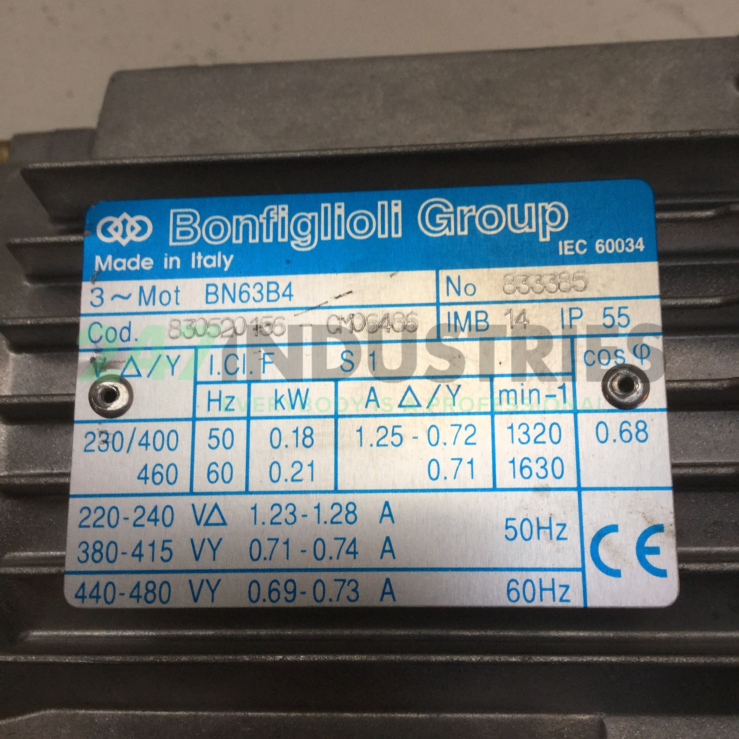 BN63B4B14 Bonfiglioli Image 4