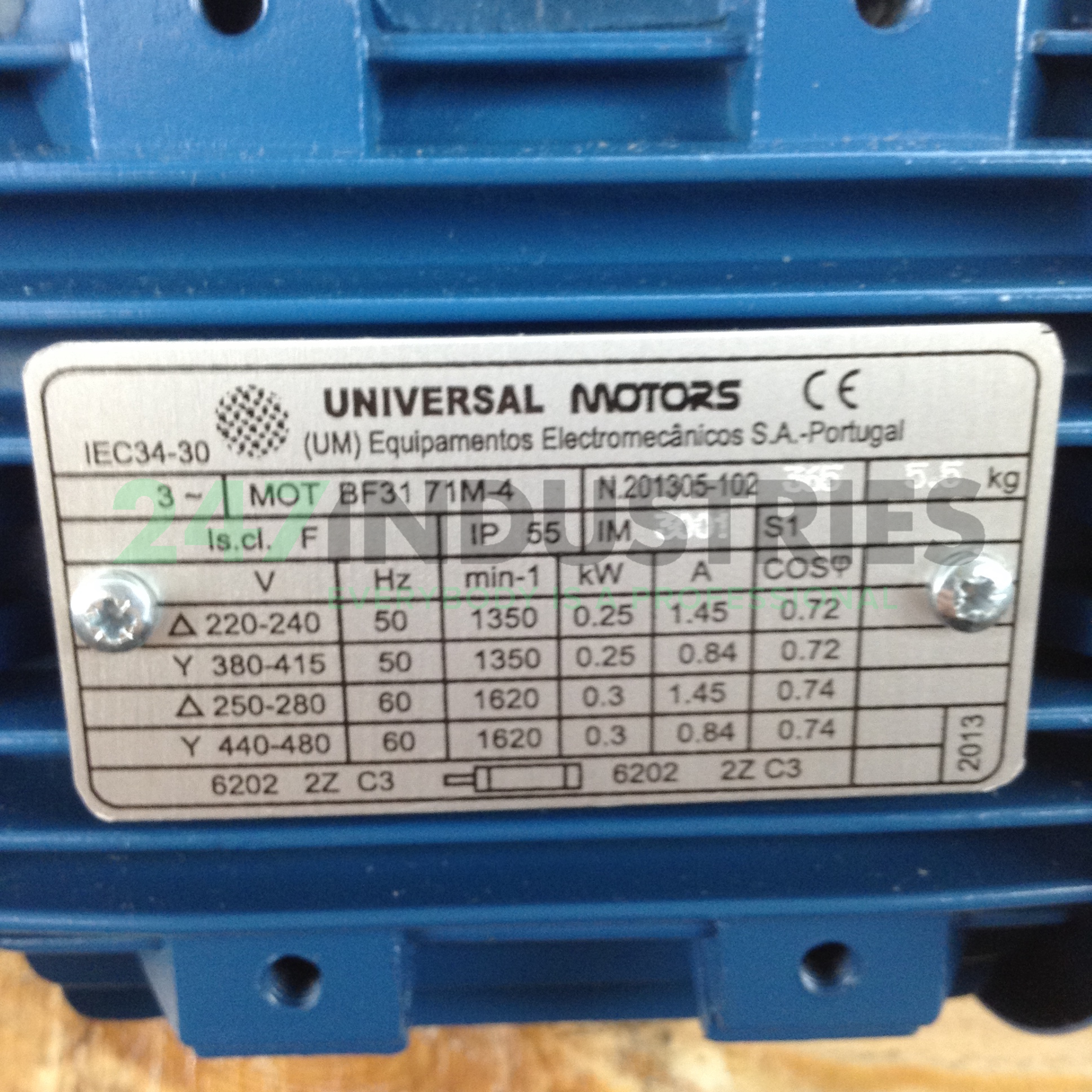 BF3171M-4B5 Universal Motors Image 2