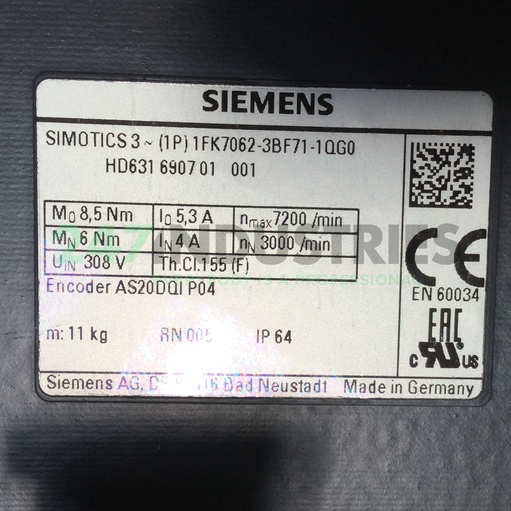 1FK7062-3BF71-1QG0 Siemens Image 4