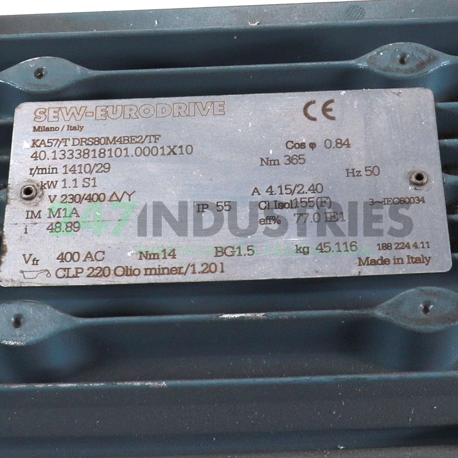 KA57T/DRS80M4BE2/TF SEW-EURODRIVE Image 2