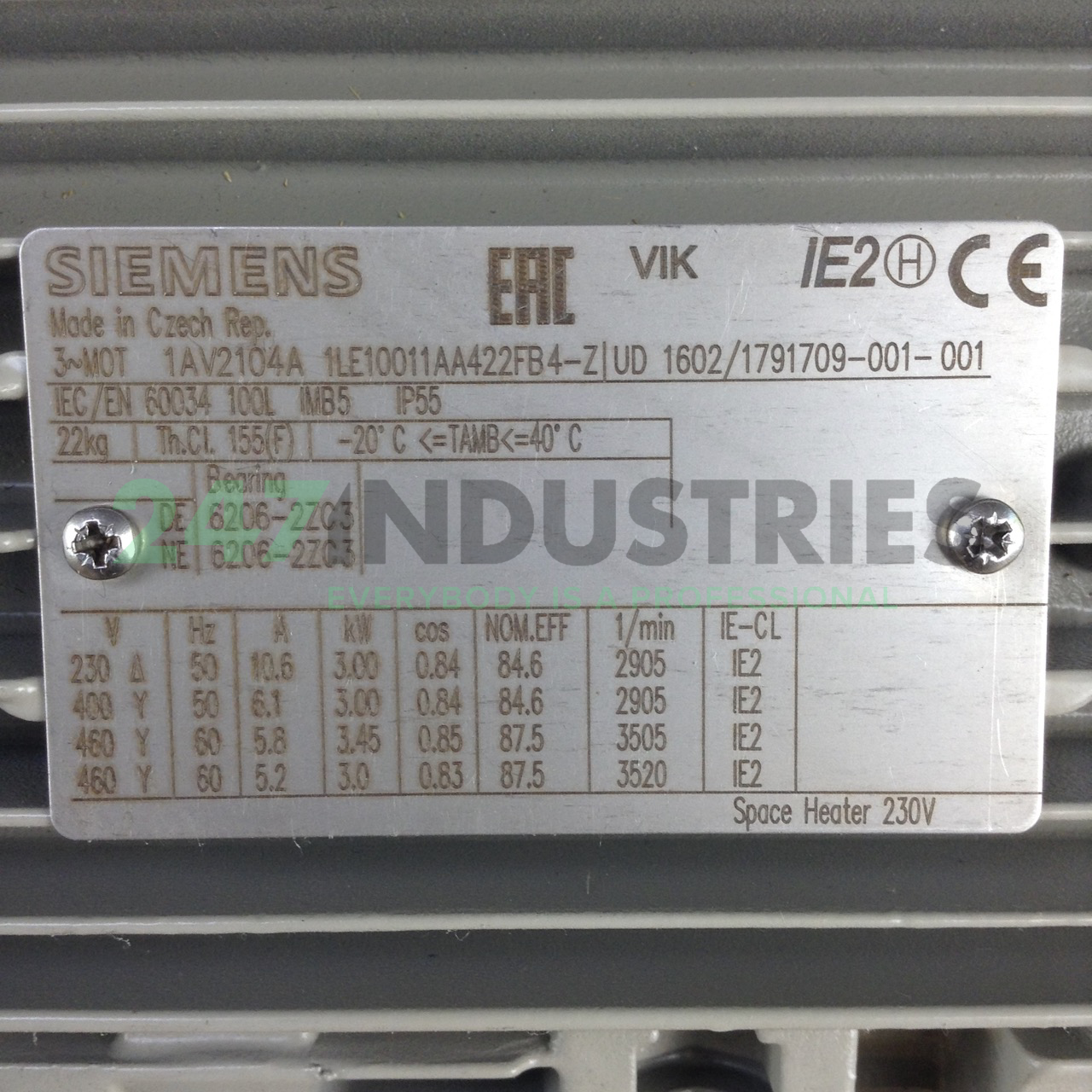 1LE1001-1AA42-2FB4-Z Siemens Image 2