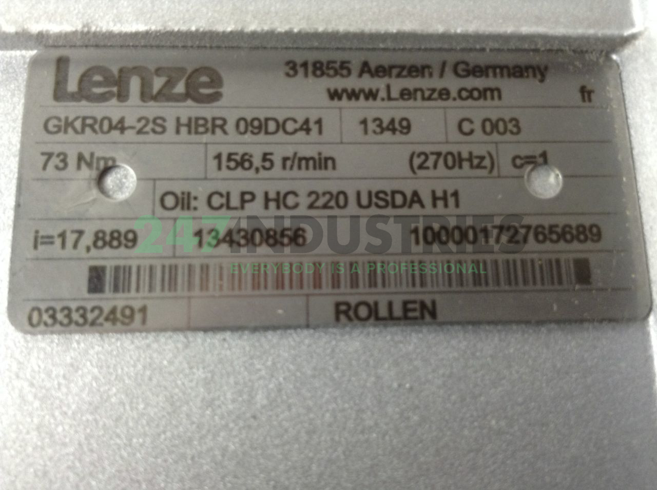 GKR04-2SHBR09DC41 Lenze Image 2