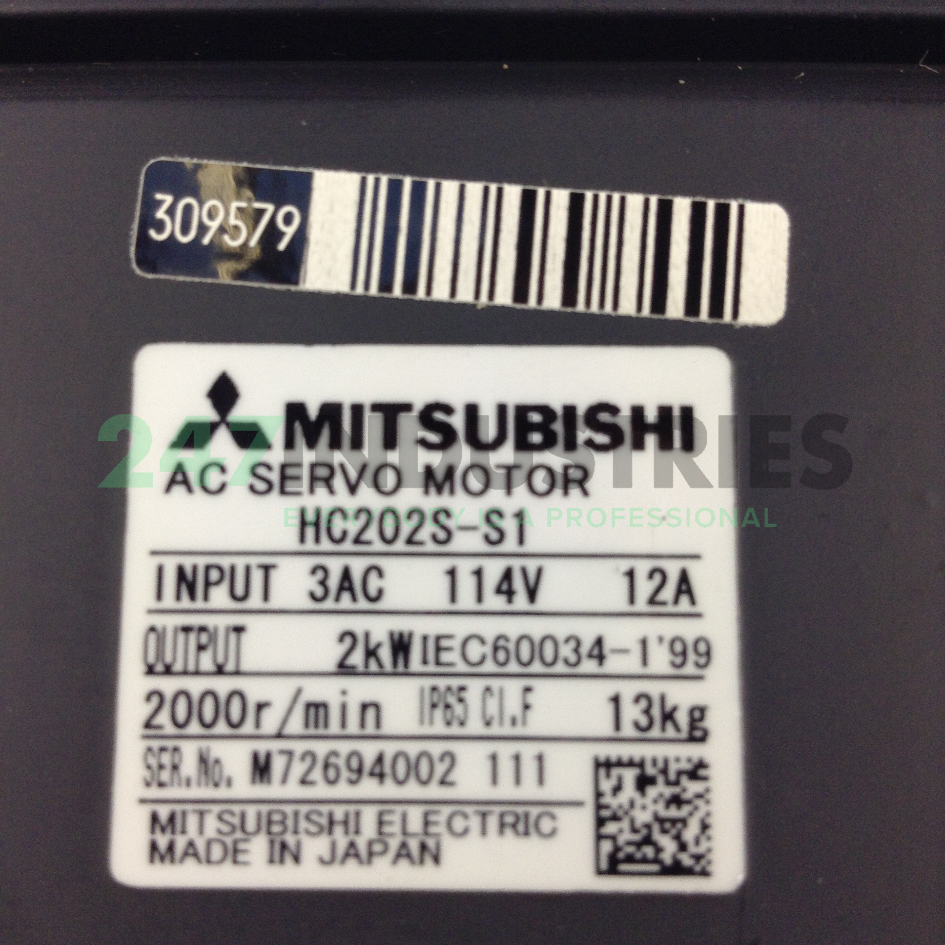 HC-202S-S1 Mitsubishi Image 2