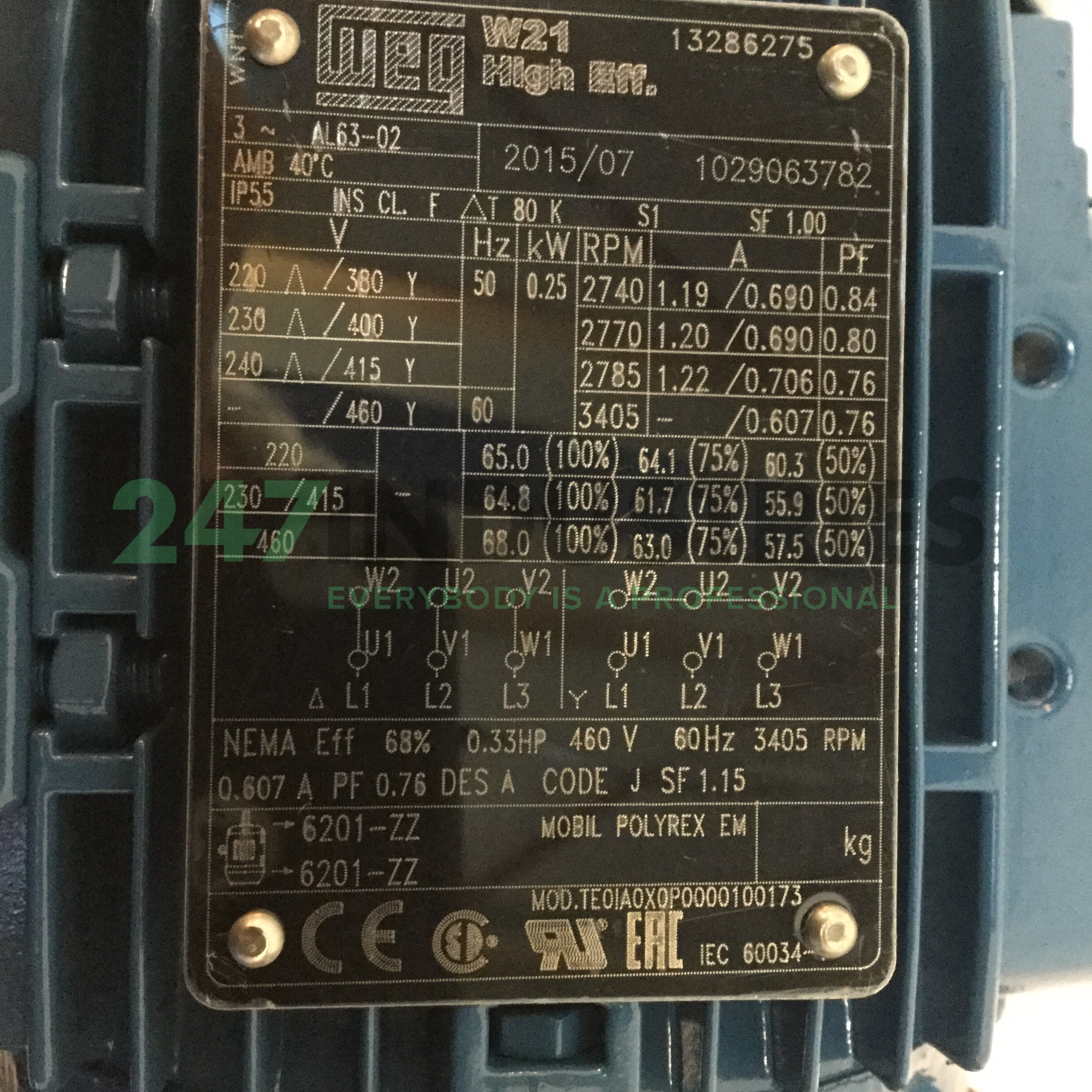 0.25K31AL0632B35 WEG Image 4