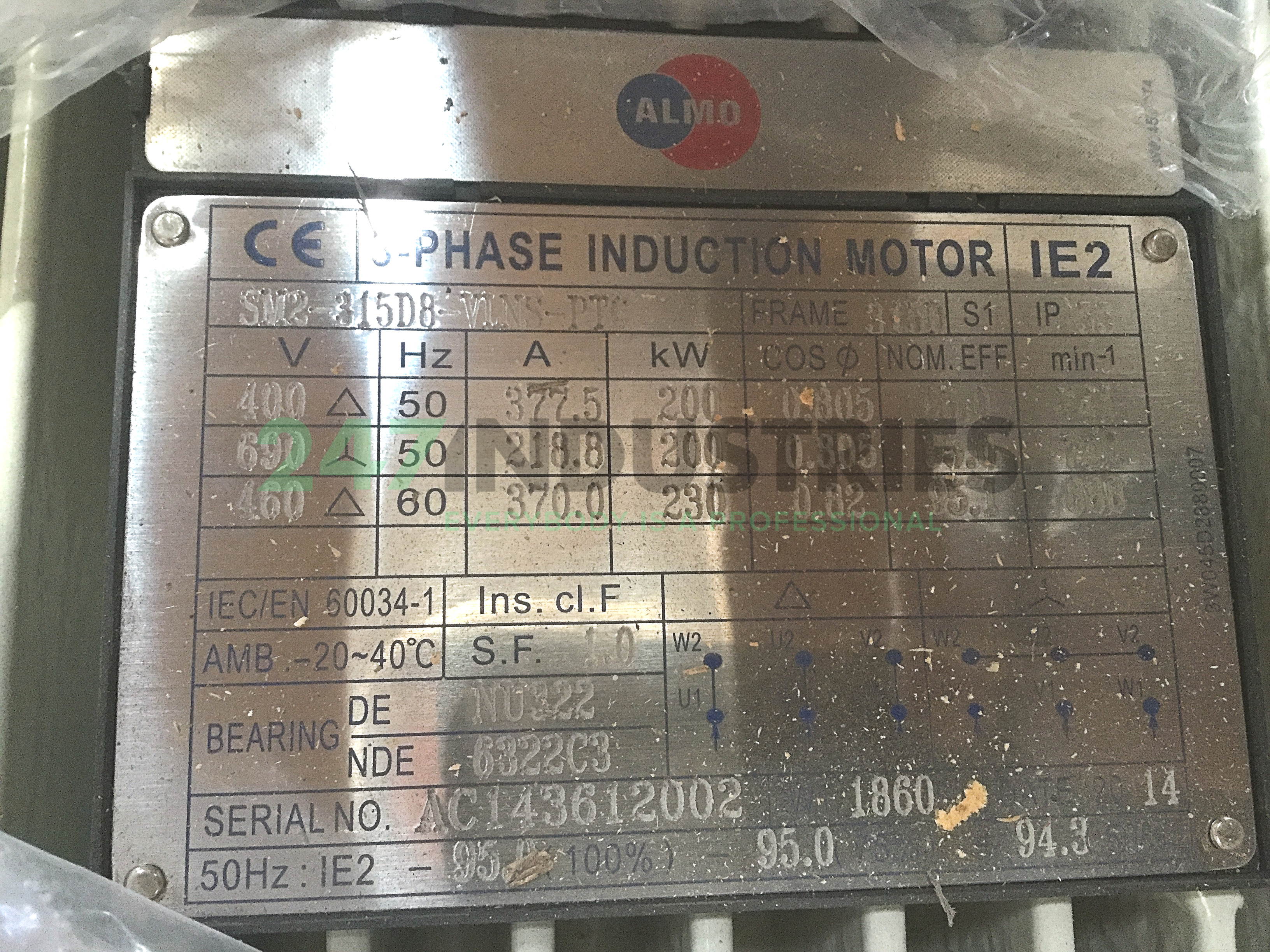 SM2-315D8-VLNS-PTCB3 Almo