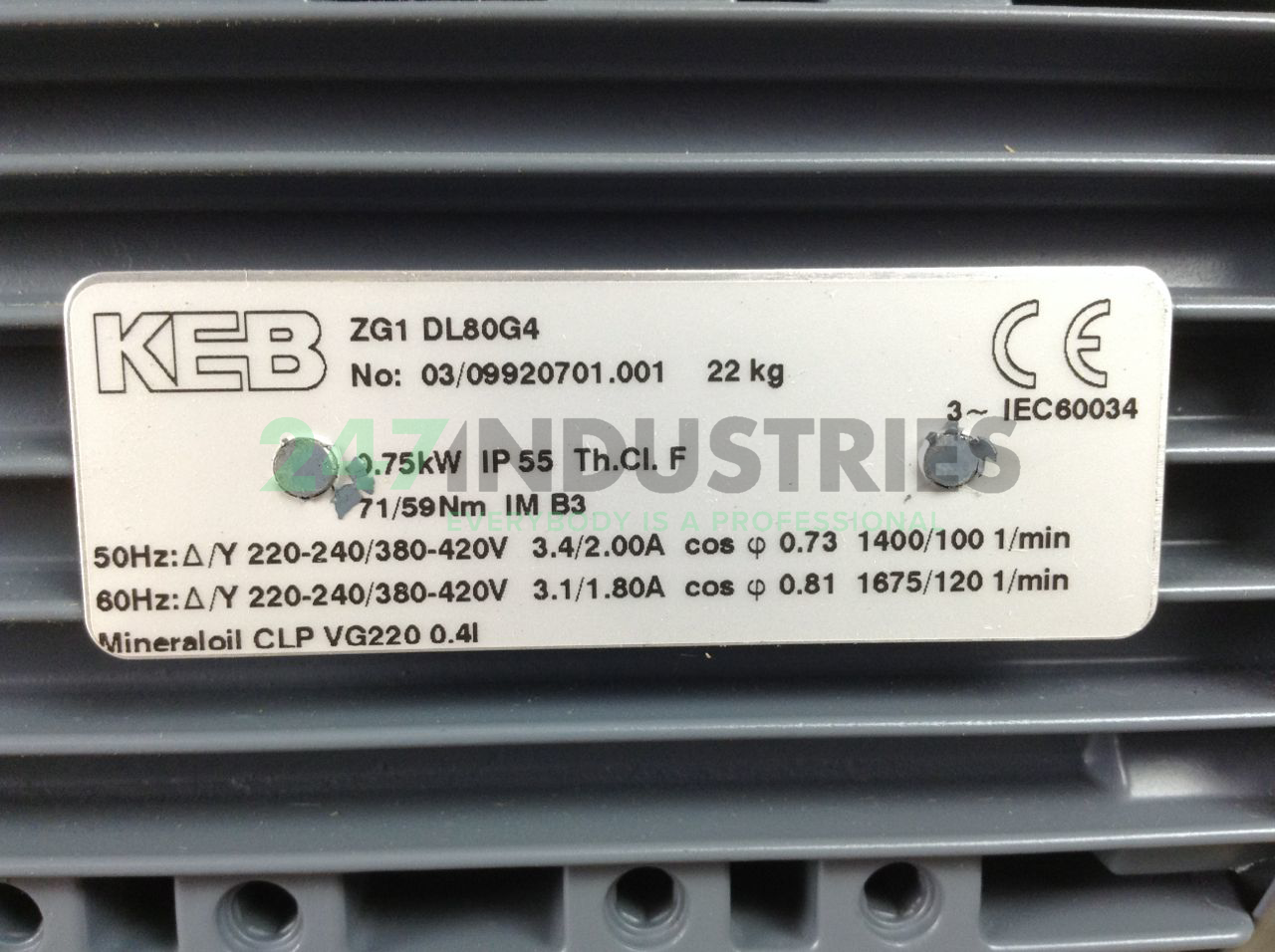 ZG1DL80G4 KEB Image 2